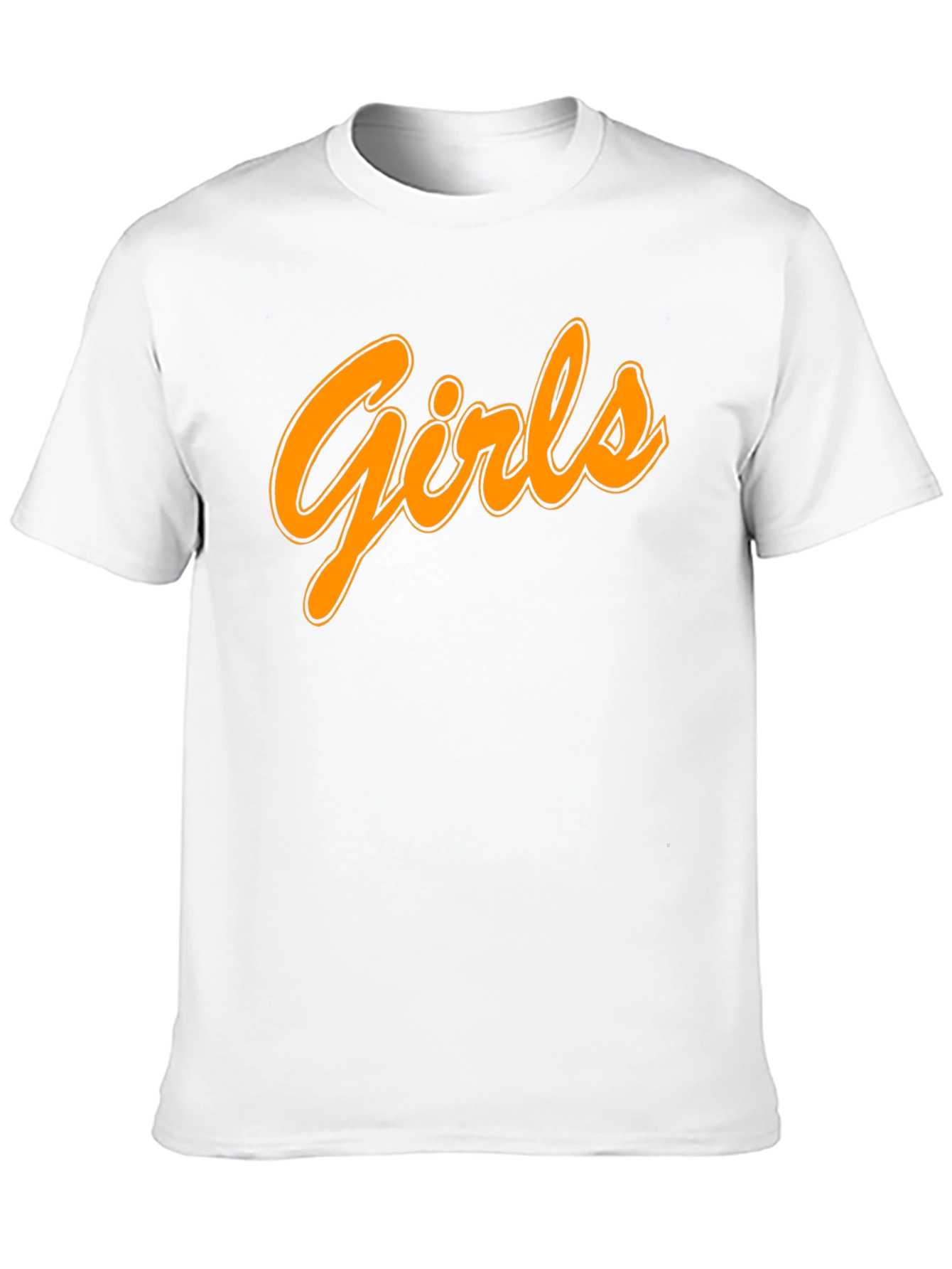 Mens Black T-Shirt with Girls Graphic Print