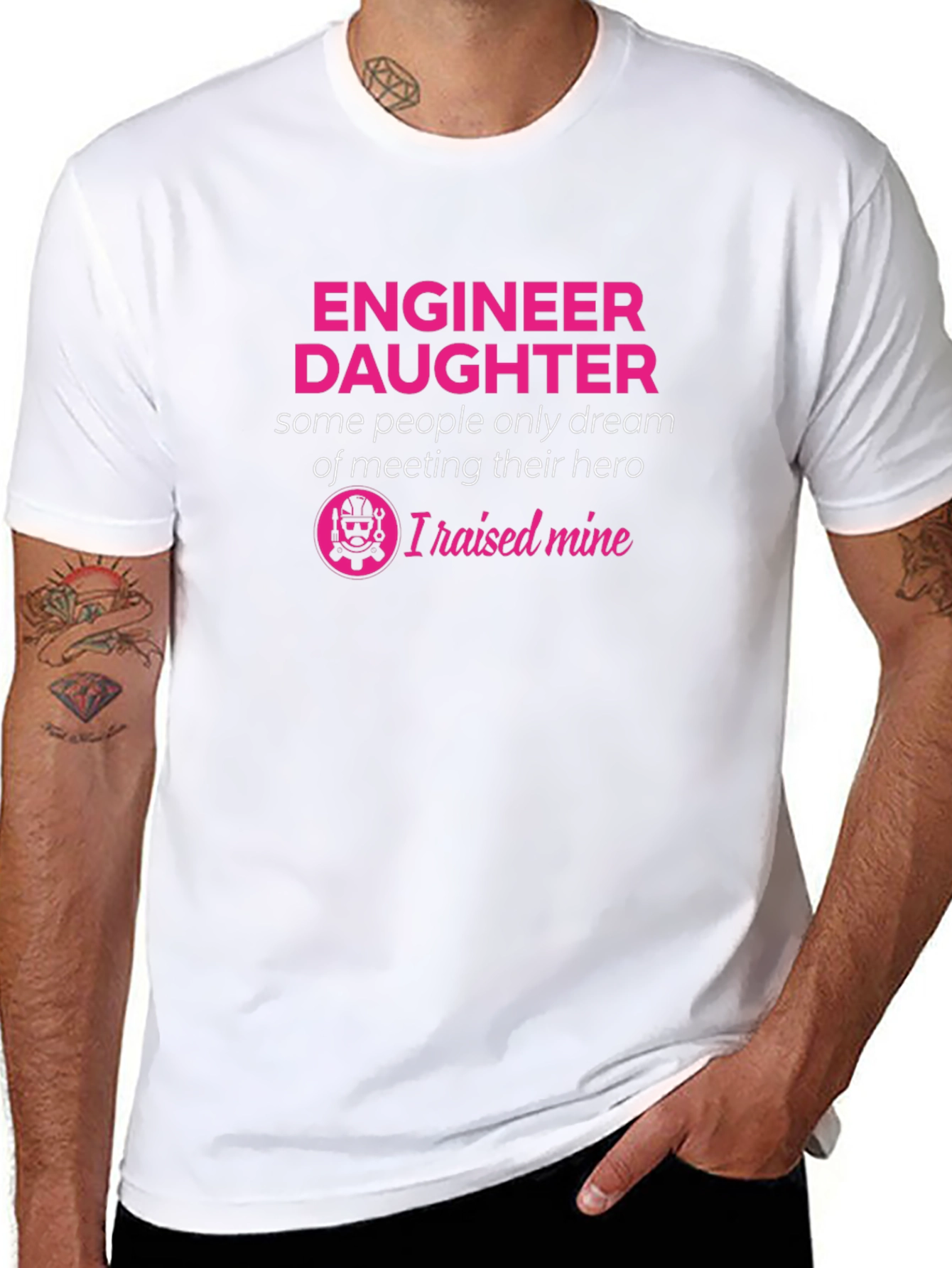 Engineer Daughter T-Shirt - Raised Mine Hero Tee