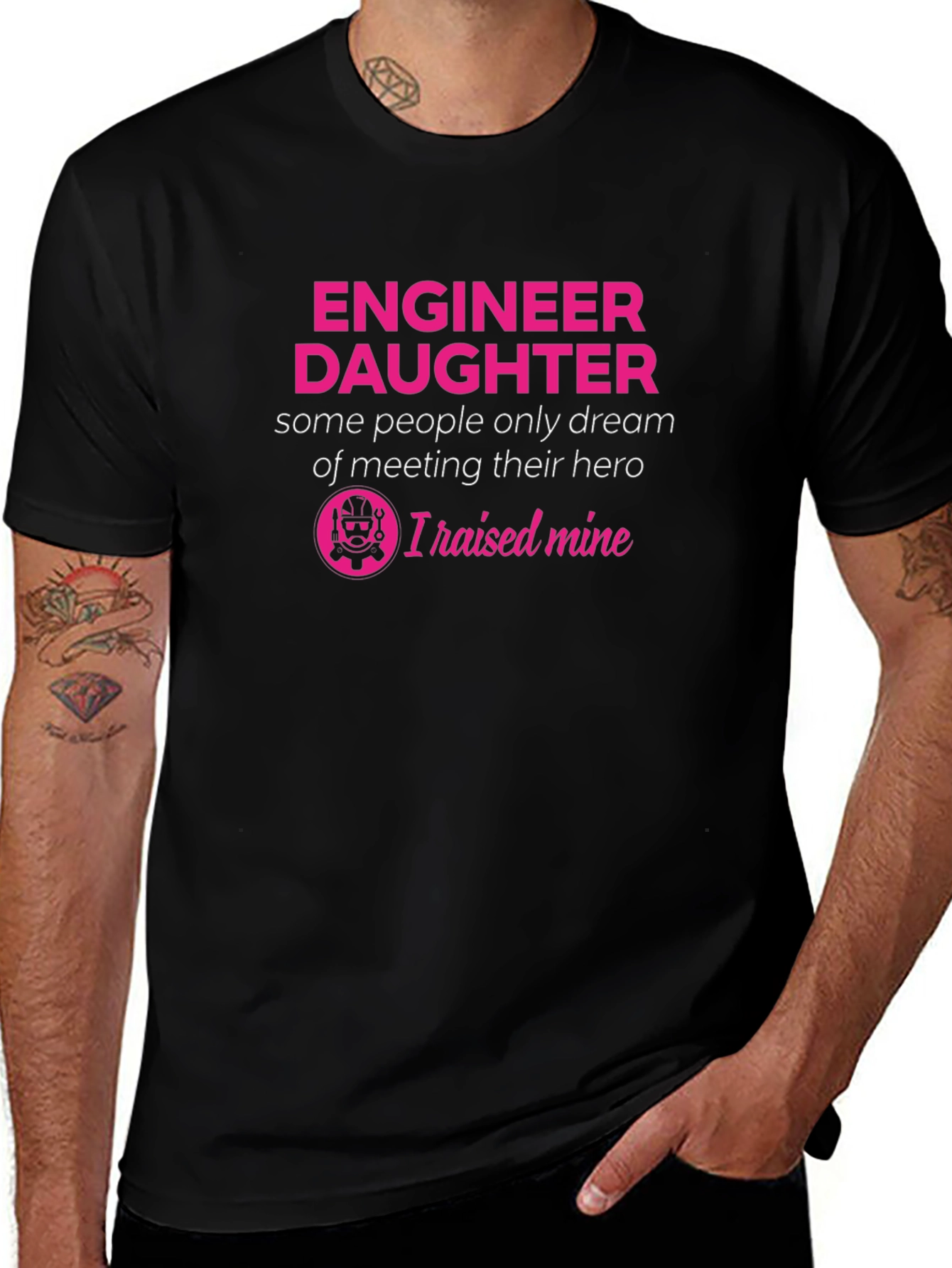 Engineer Daughter T-Shirt - Raised Mine Hero Tee