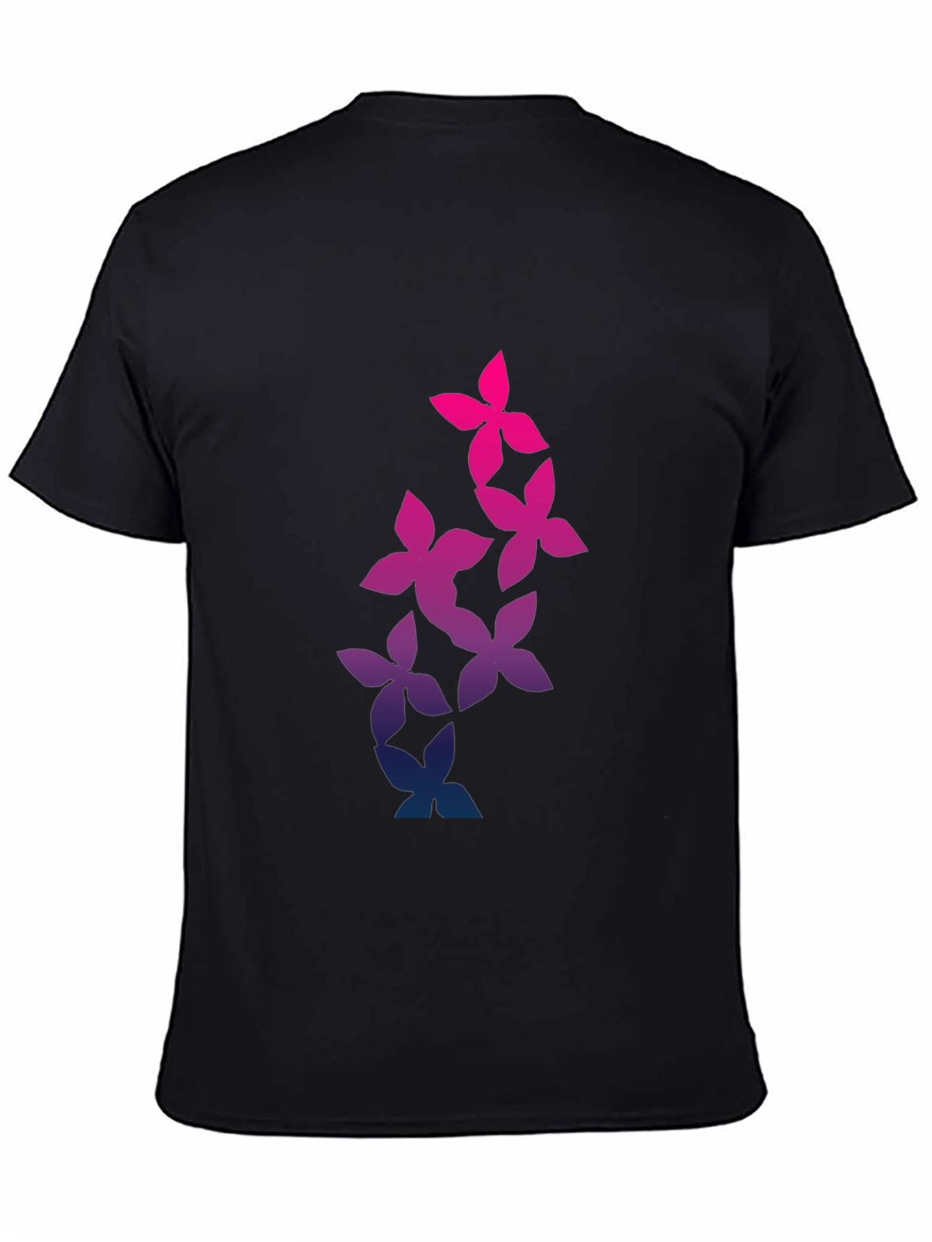 Floral Gradient T-Shirt - Stylish Mens Tee