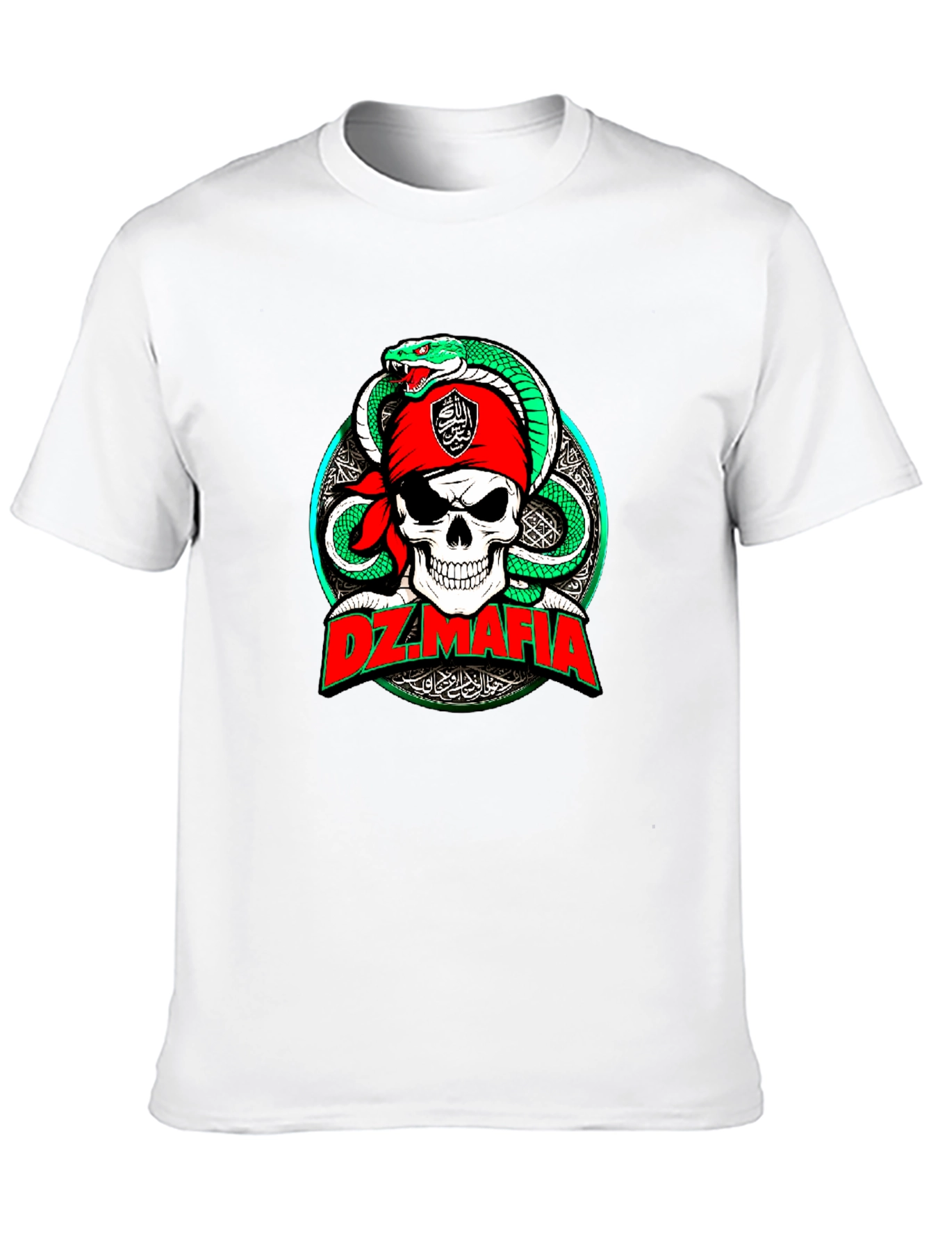 DZ Mafia Skull & Snake Graphic Tee
