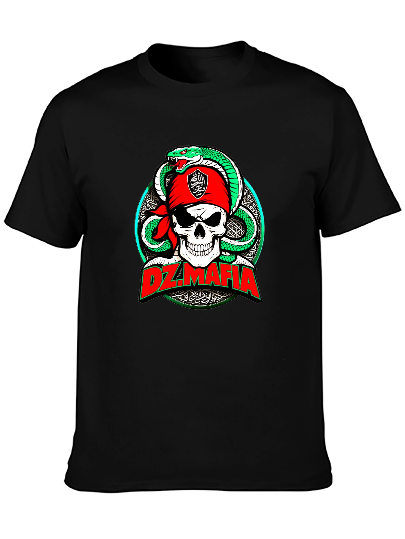 DZ Mafia Skull & Snake Graphic Tee