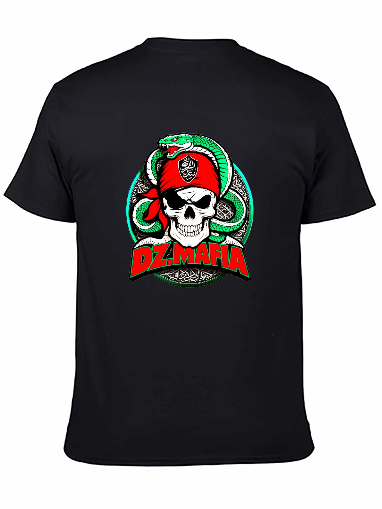 DZ Mafia Skull & Snake Graphic Tee