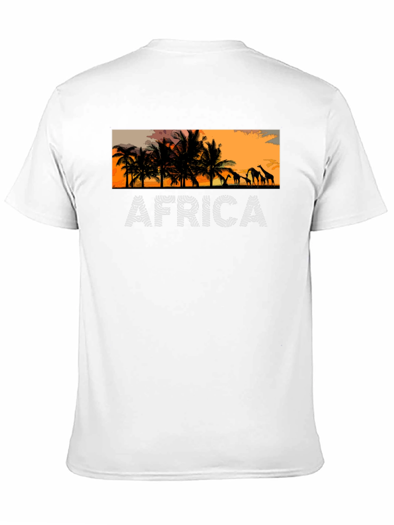 Africa Sunset Graphic Tee - Trendy & Stylish