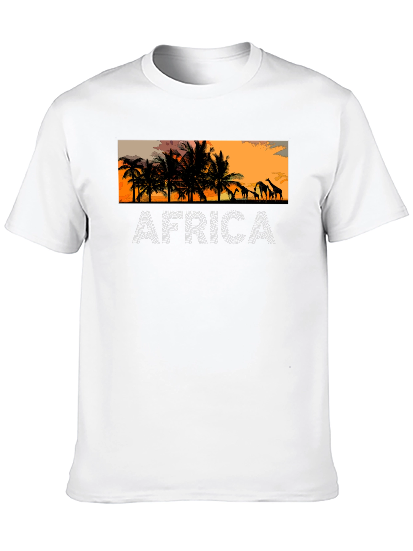 Africa Sunset Graphic Tee - Trendy & Stylish