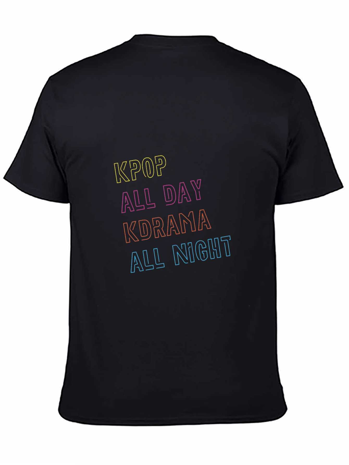 Kpop Kdrama All Day All Night Black Tee