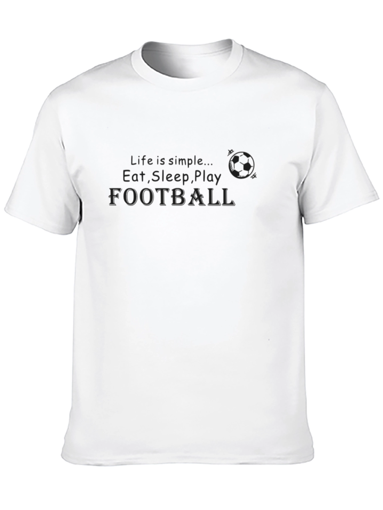 Eat Sleep Play Football T-Shirt