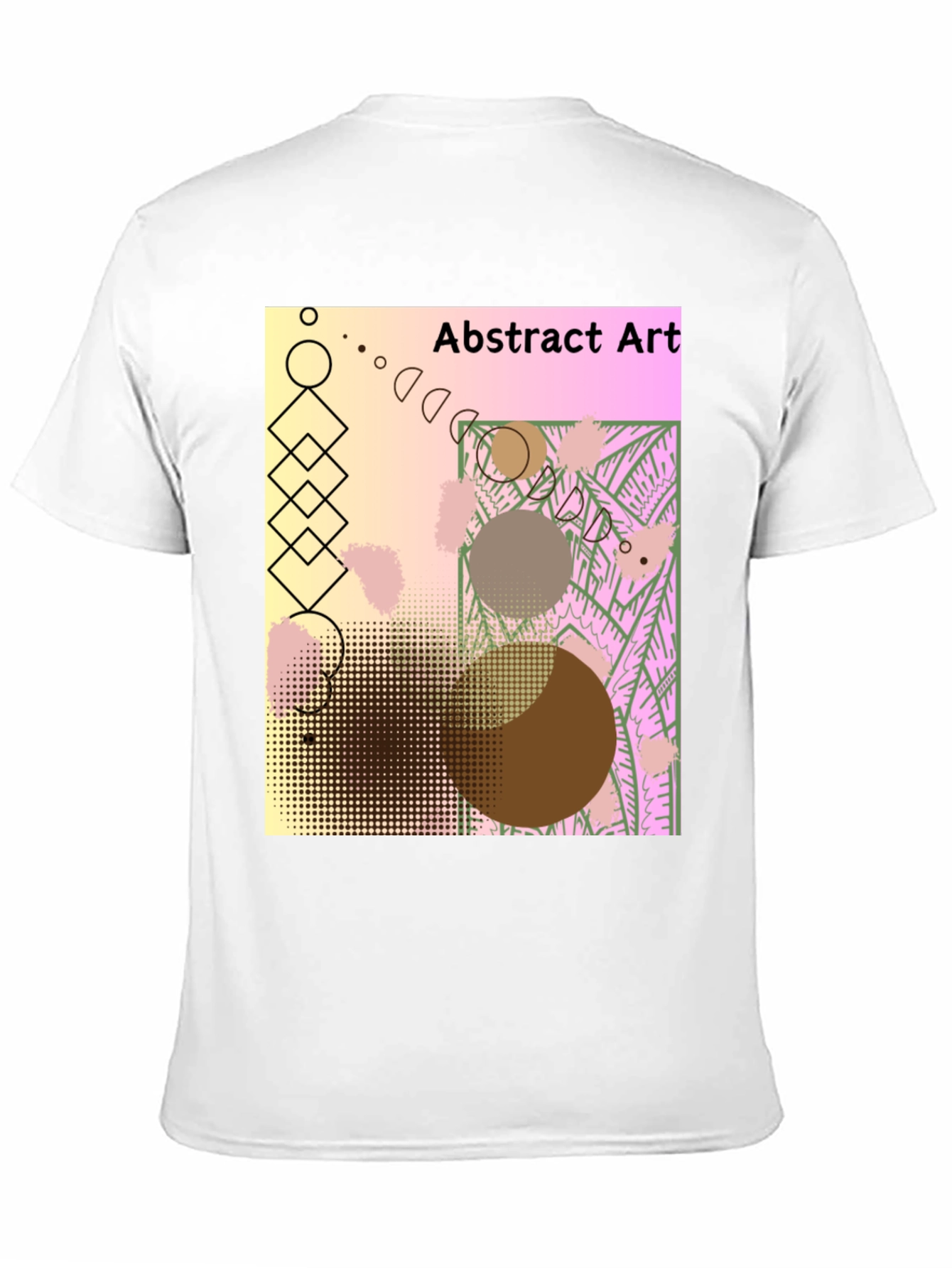 Abstract Art Graphic Tee - Unique Design