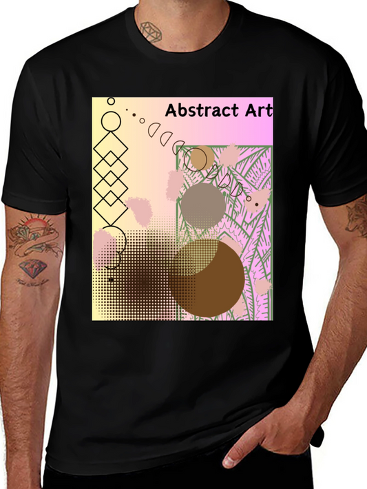 Abstract Art Graphic Tee - Unique Design