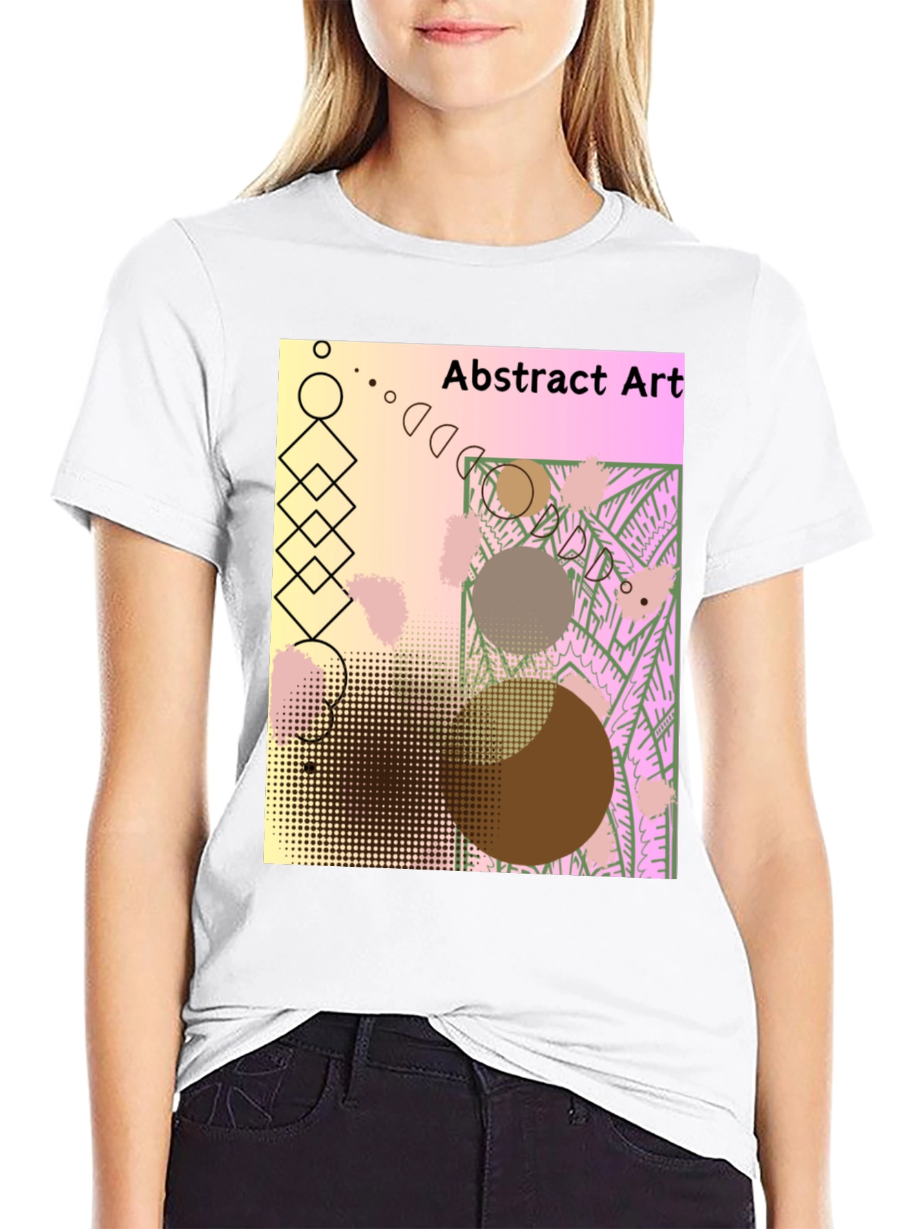 Abstract Art Graphic Tee - Unique Design