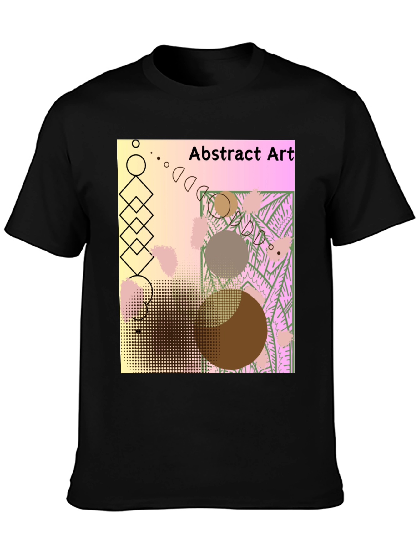 Abstract Art Graphic Tee - Unique Design