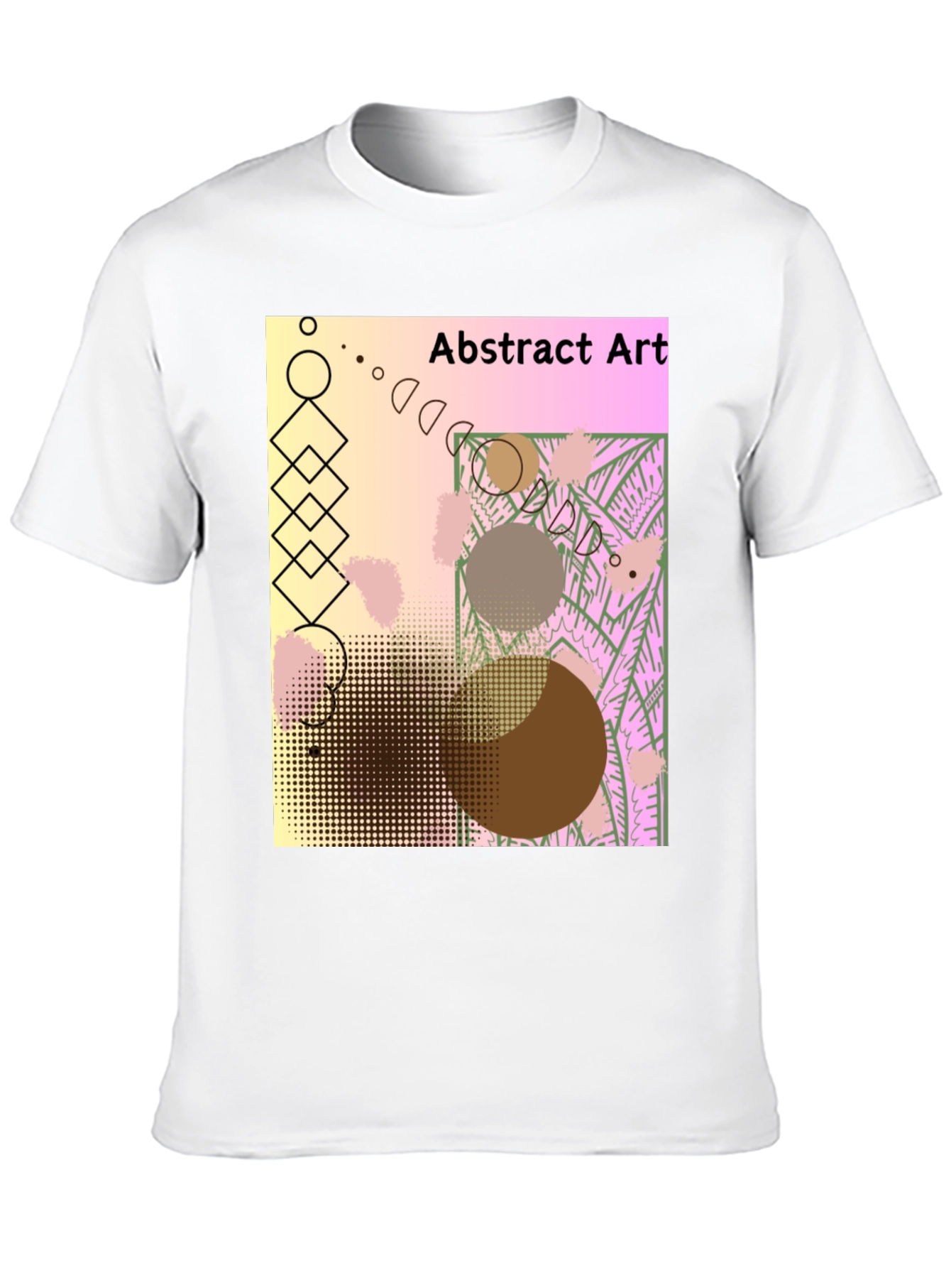 Abstract Art Graphic Tee - Unique Design