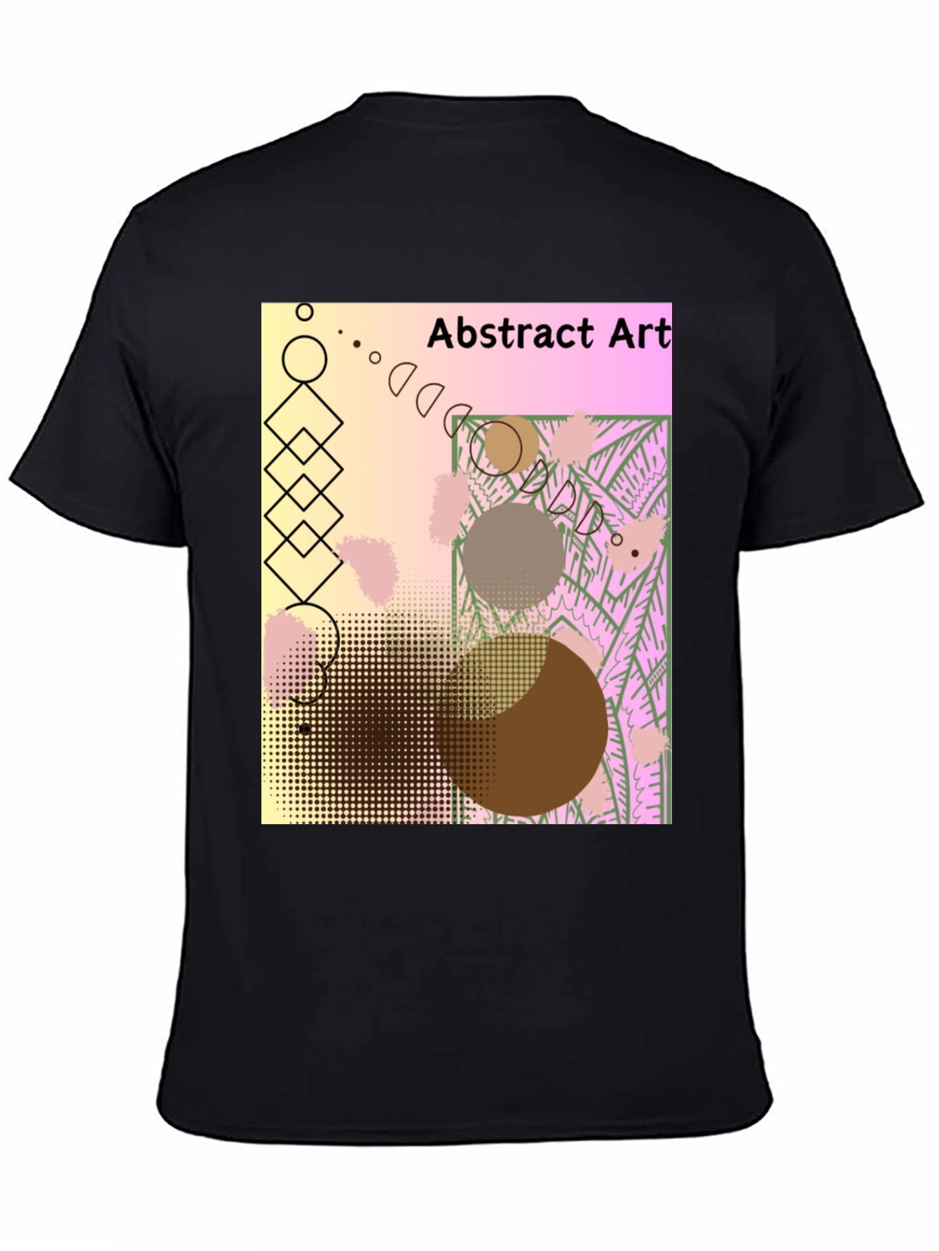 Abstract Art Graphic Tee - Unique Design