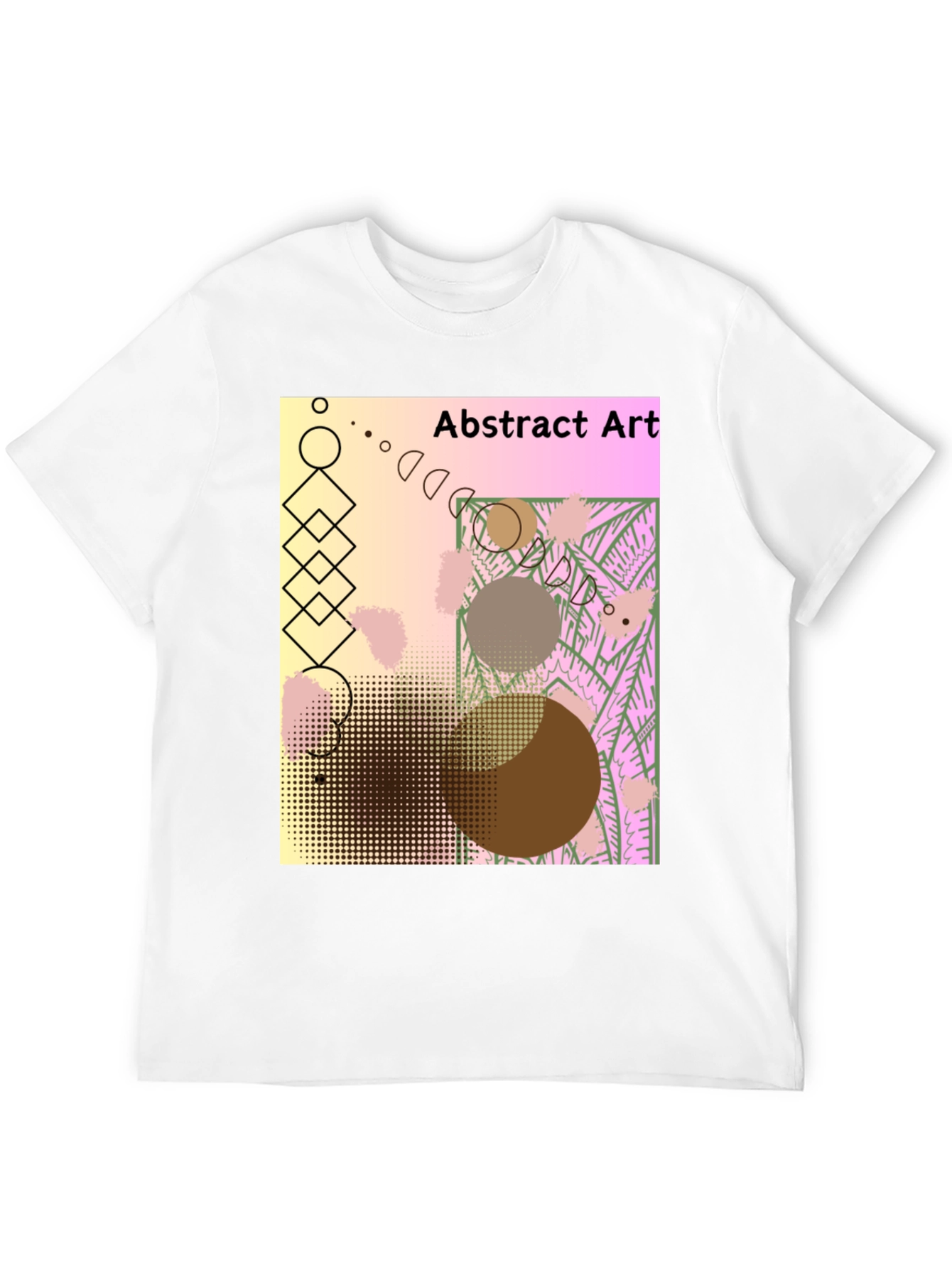 Abstract Art Graphic Tee - Unique Design