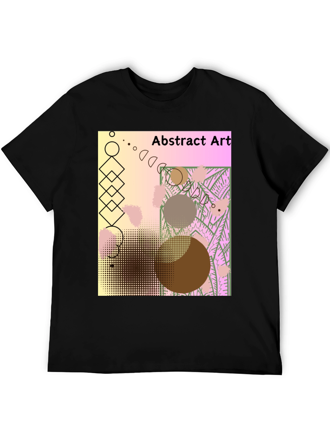 Abstract Art Graphic Tee - Unique Design