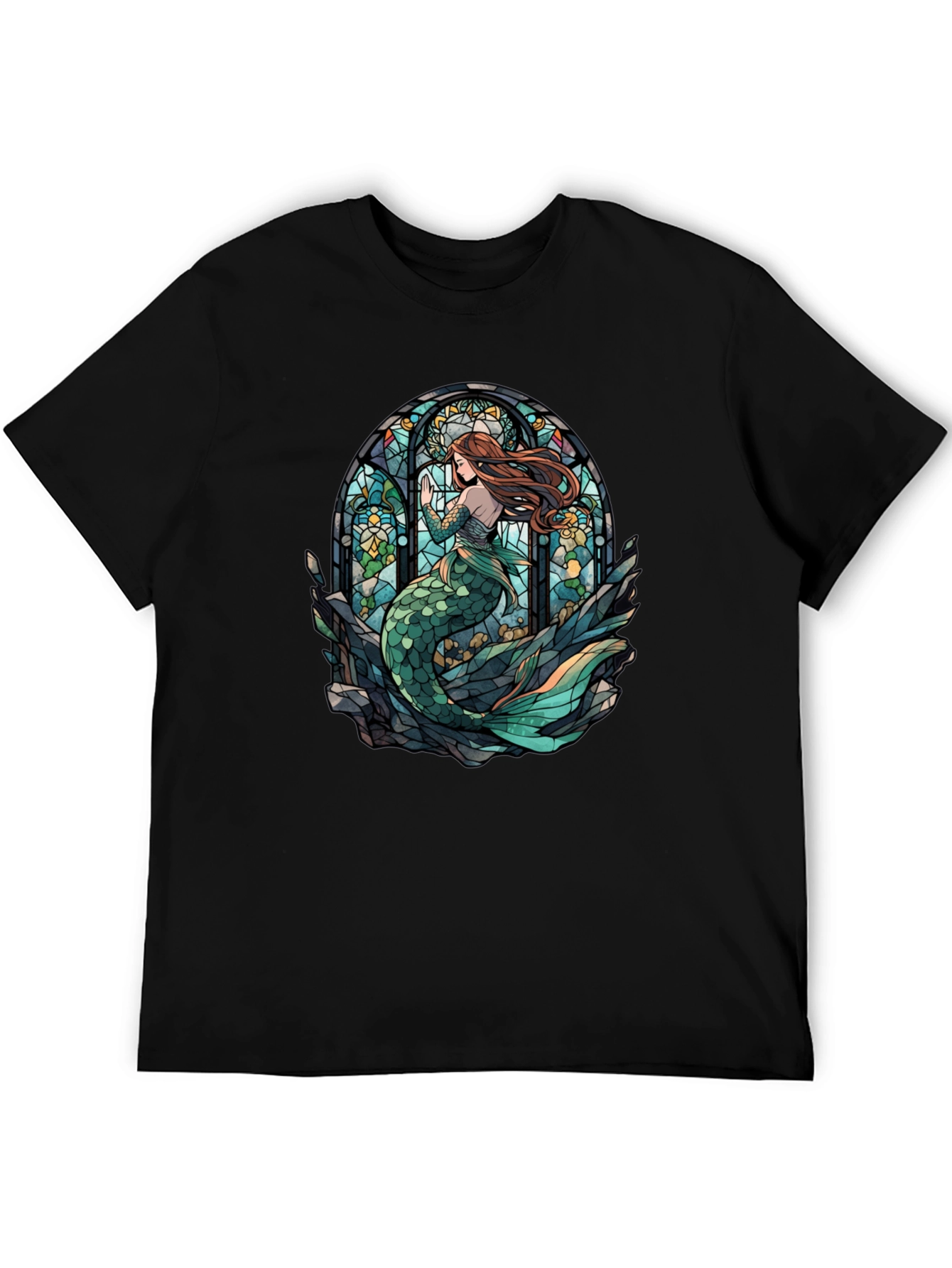 Mermaid Stained Glass T-Shirt