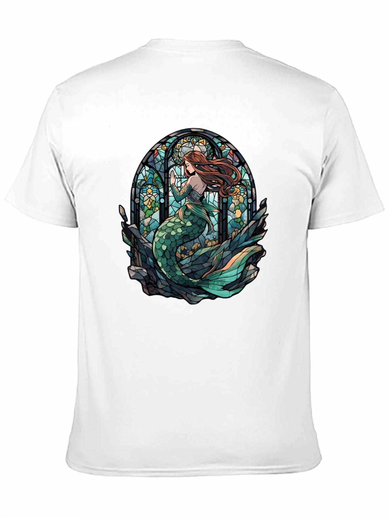 Mermaid Stained Glass T-Shirt