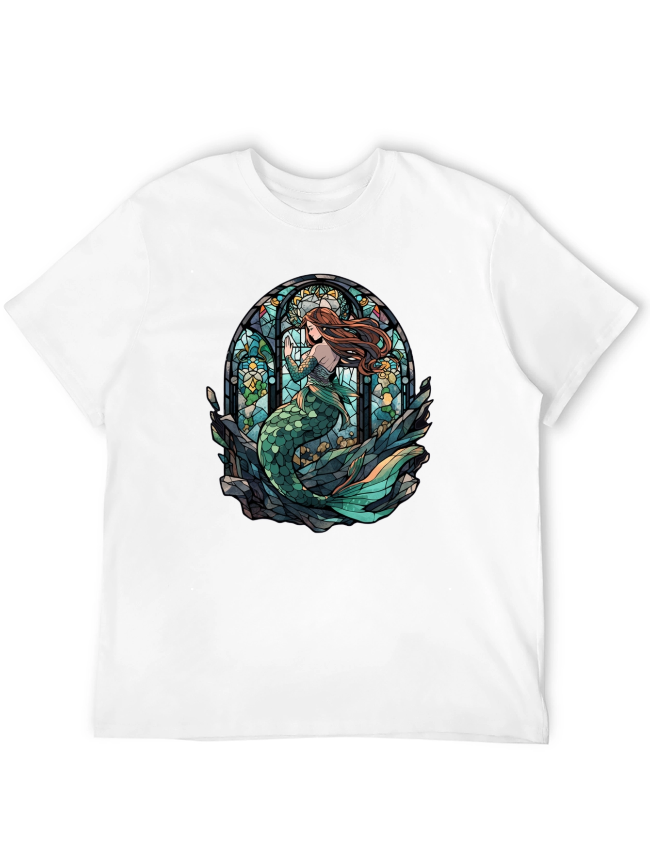 Mermaid Stained Glass T-Shirt