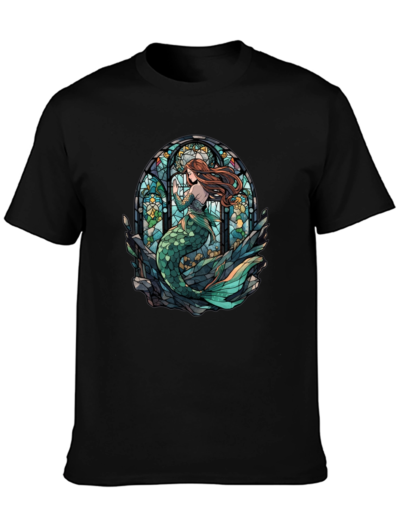 Mermaid Stained Glass T-Shirt