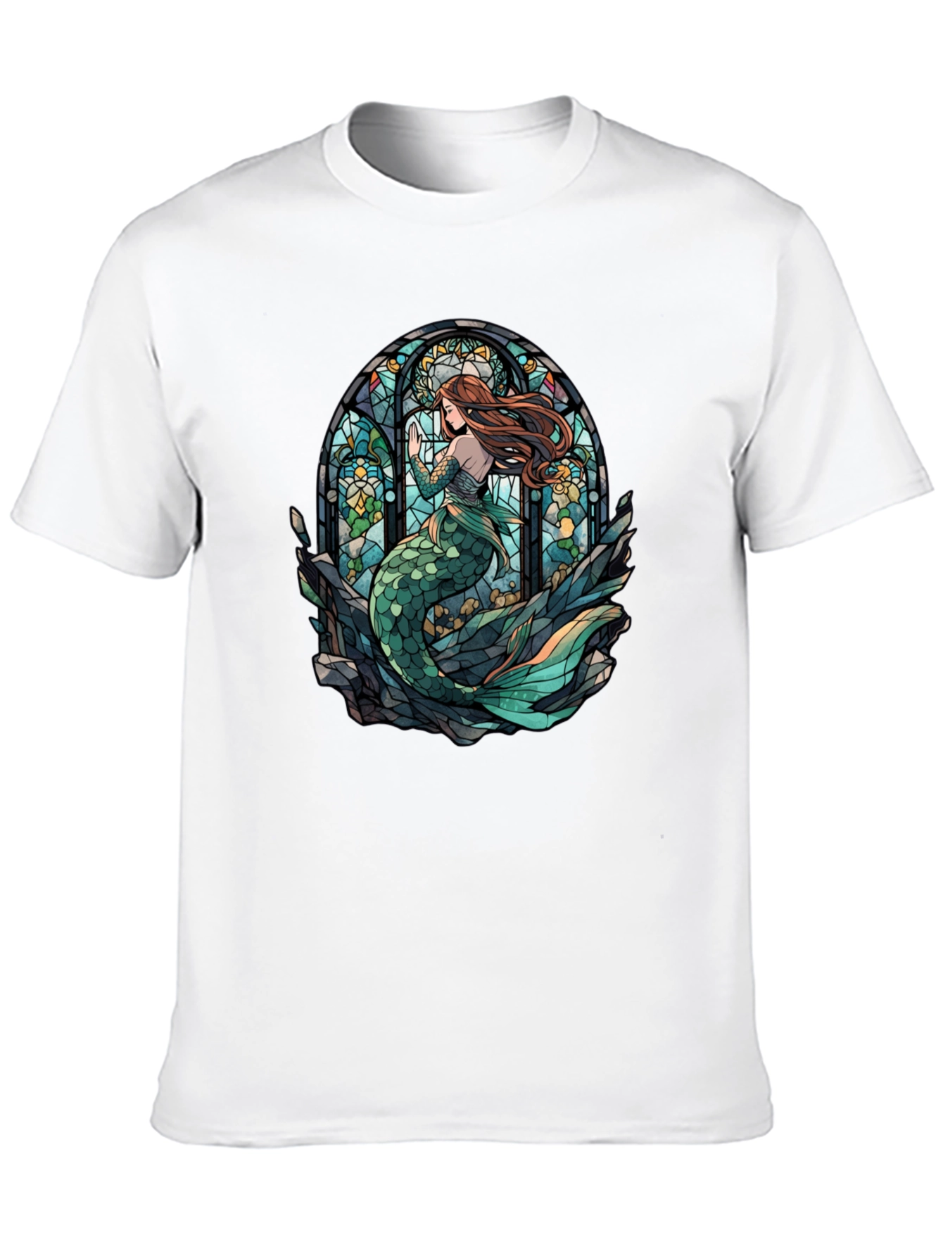 Mermaid Stained Glass T-Shirt
