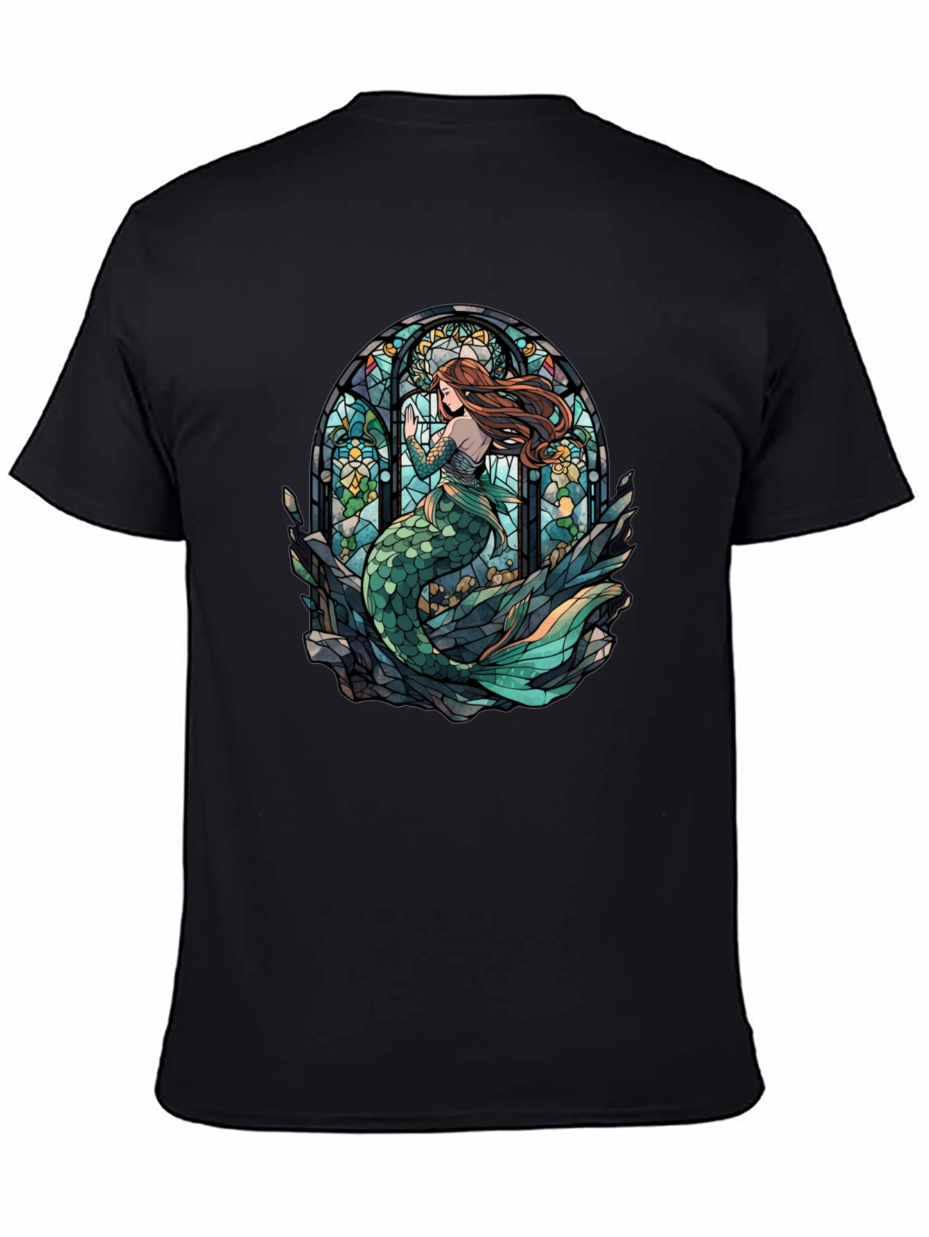 Mermaid Stained Glass T-Shirt