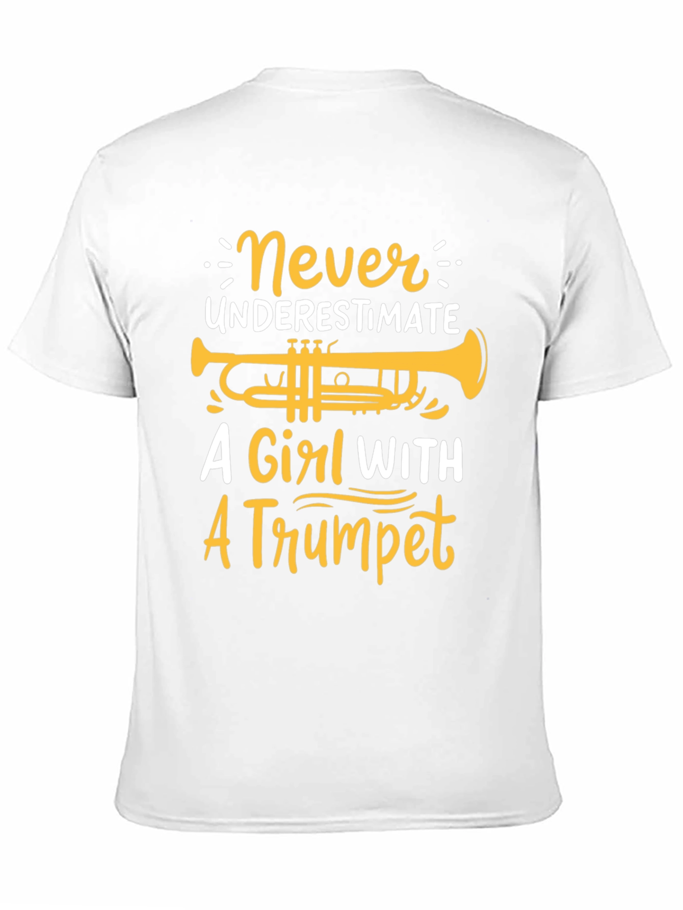 Never Underestimate Girl With Trumpet T-Shirt