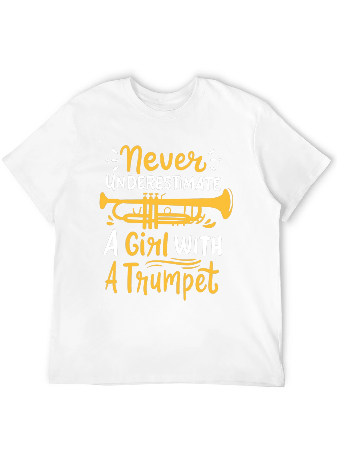 Never Underestimate Girl With Trumpet T-Shirt