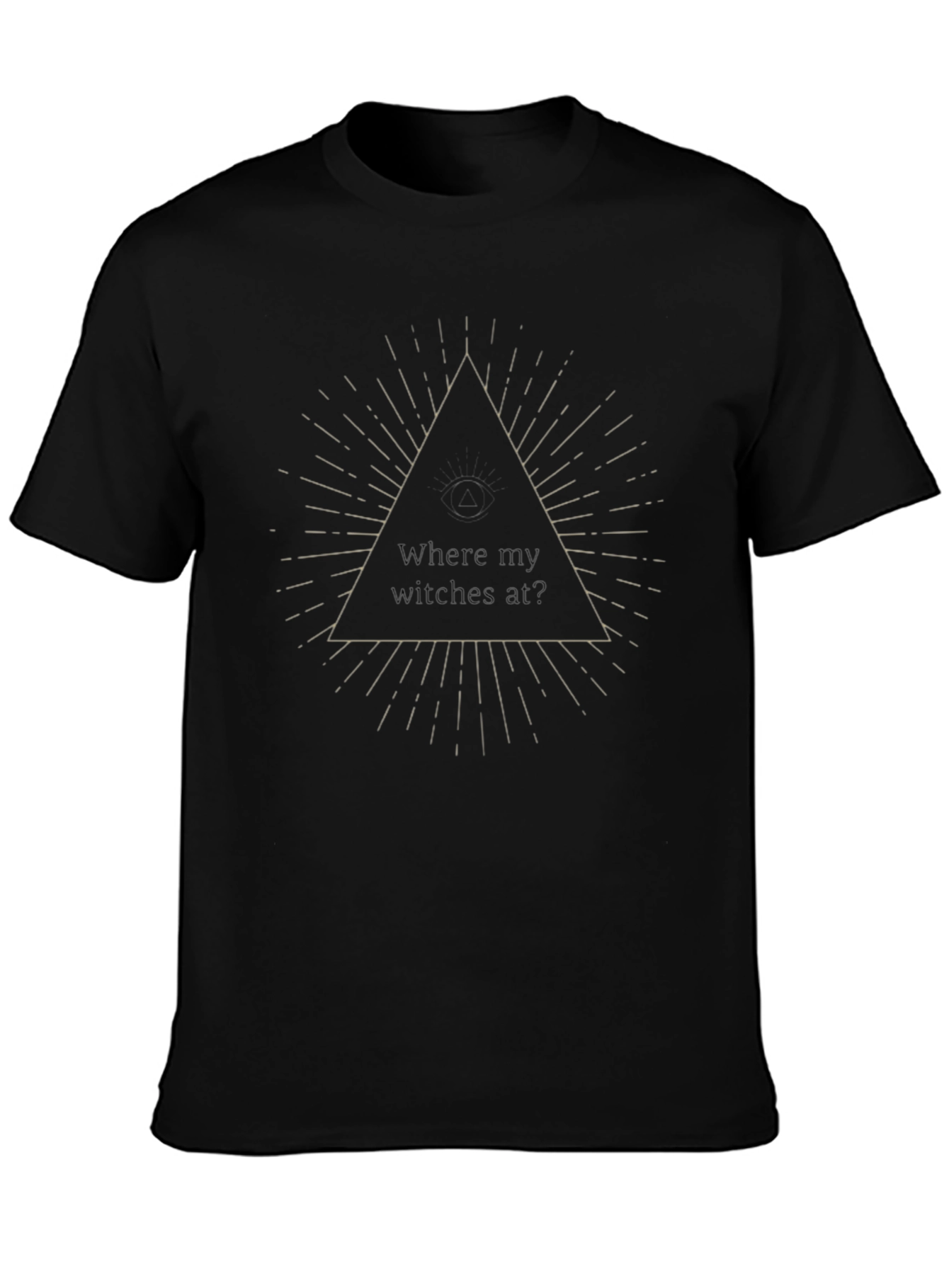 Mystic Triangle Graphic T-Shirt - Where my witches at?