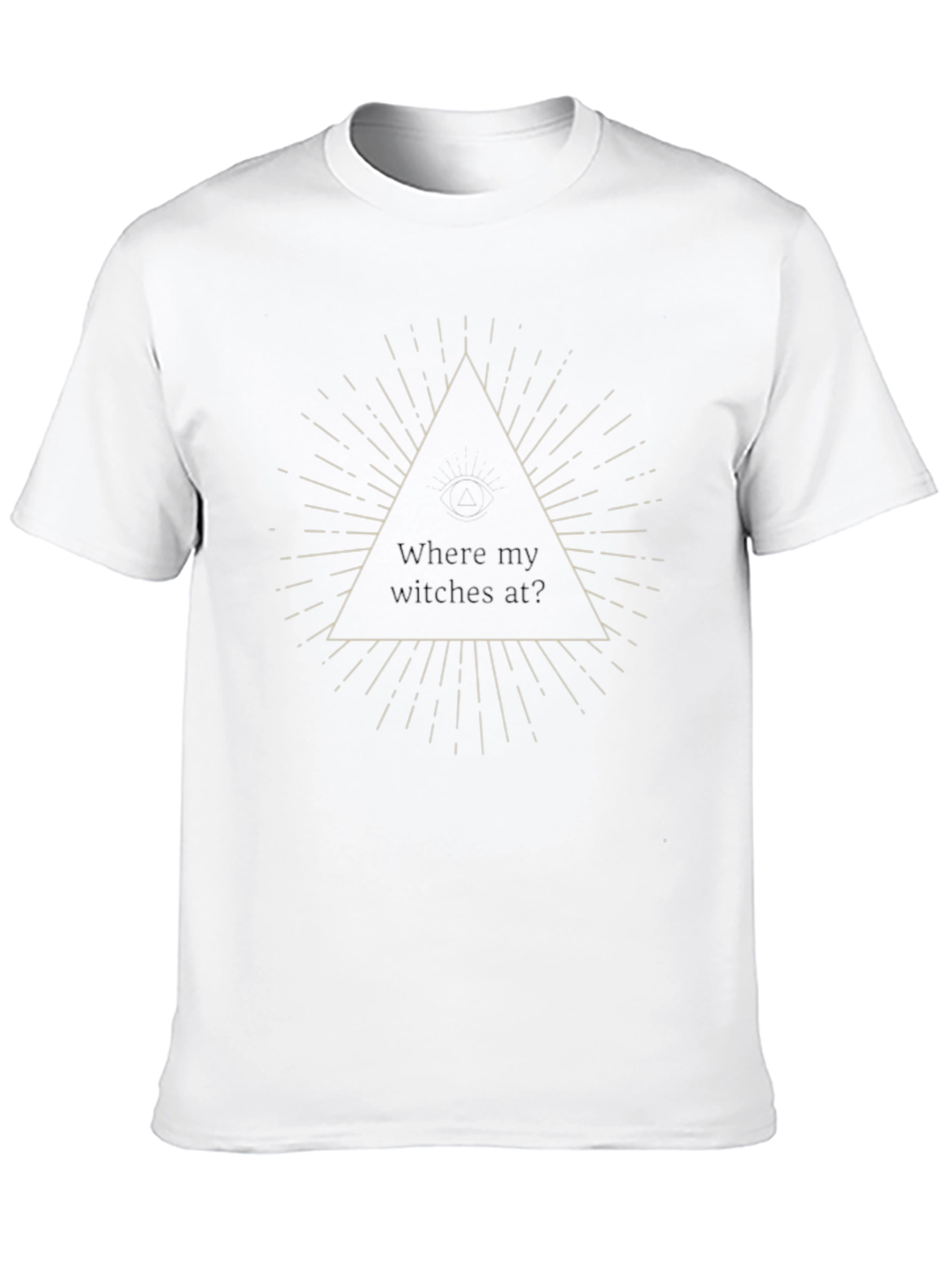Mystic Triangle Graphic T-Shirt - Where my witches at?