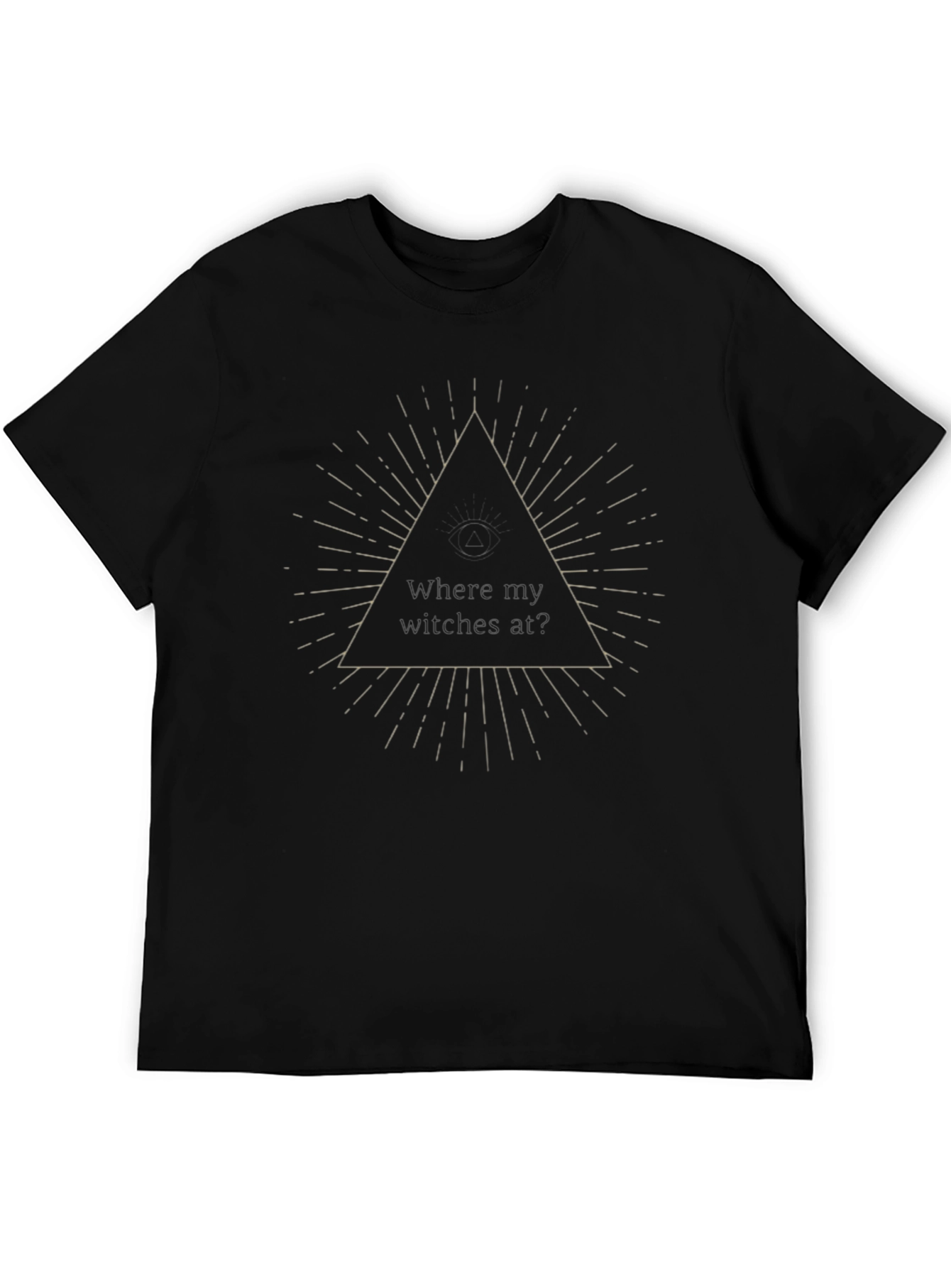 Mystic Triangle Graphic T-Shirt - Where my witches at?