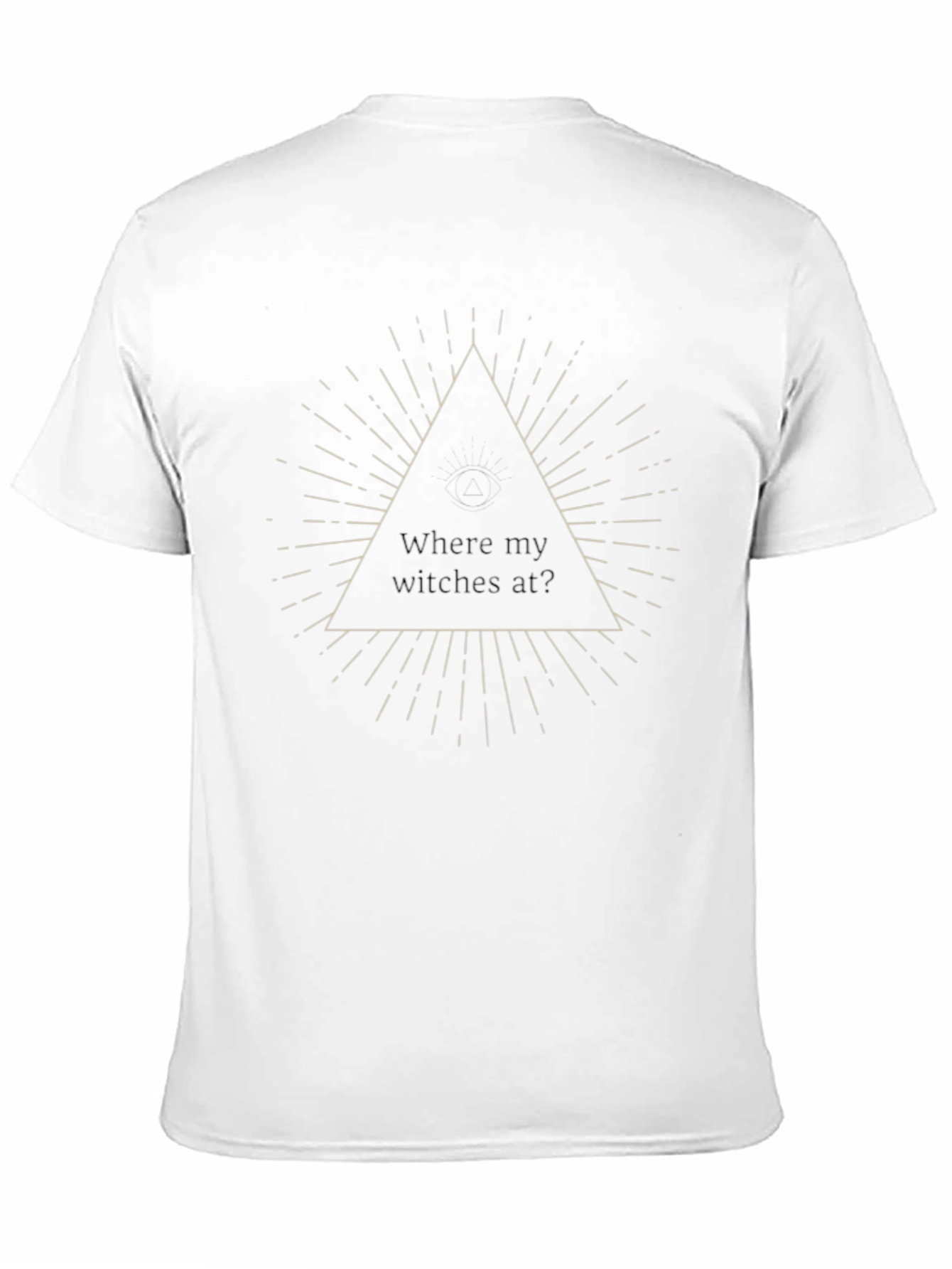 Mystic Triangle Graphic T-Shirt - Where my witches at?