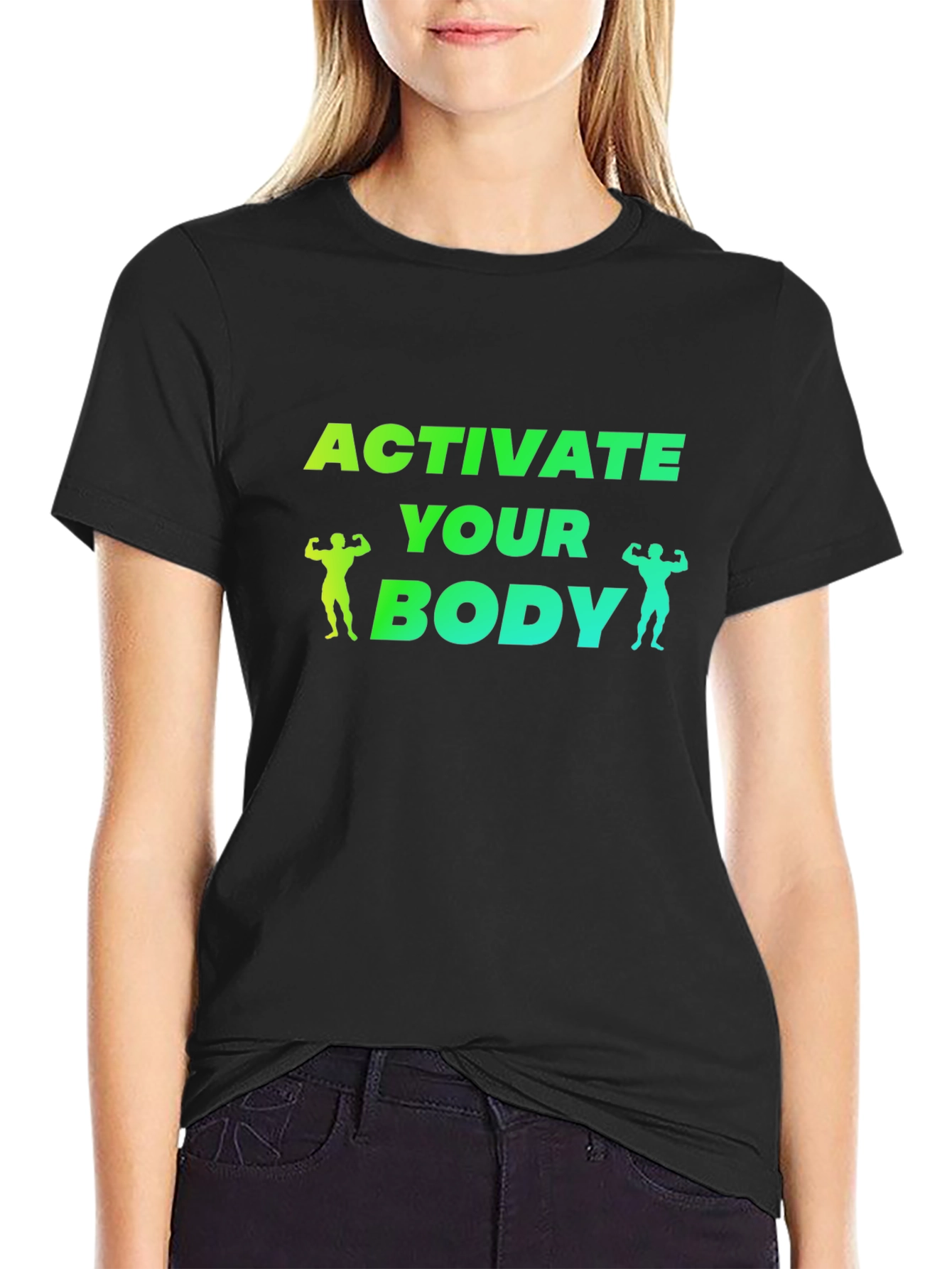 Activate Your Body Black T-Shirt