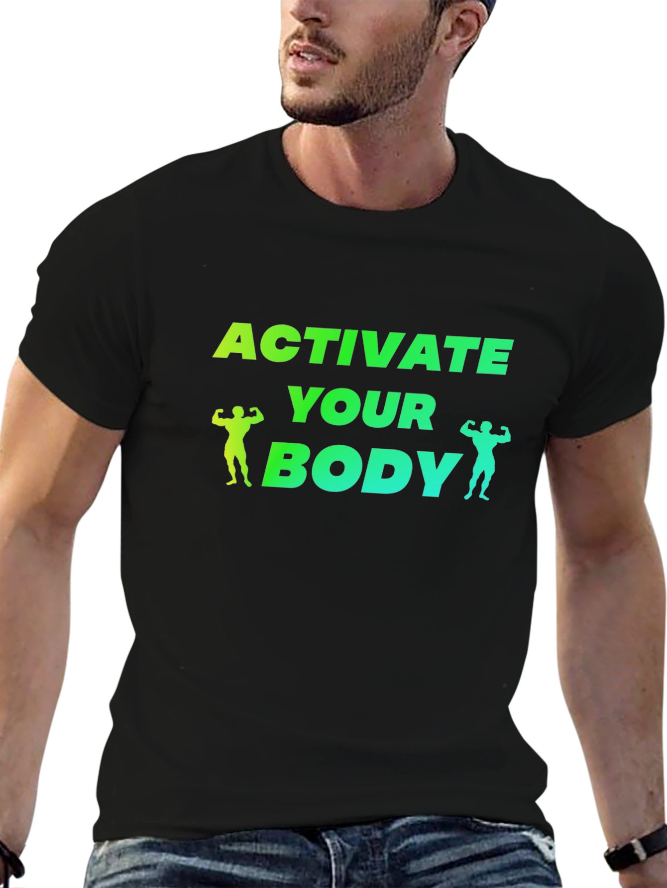 Activate Your Body Black T-Shirt