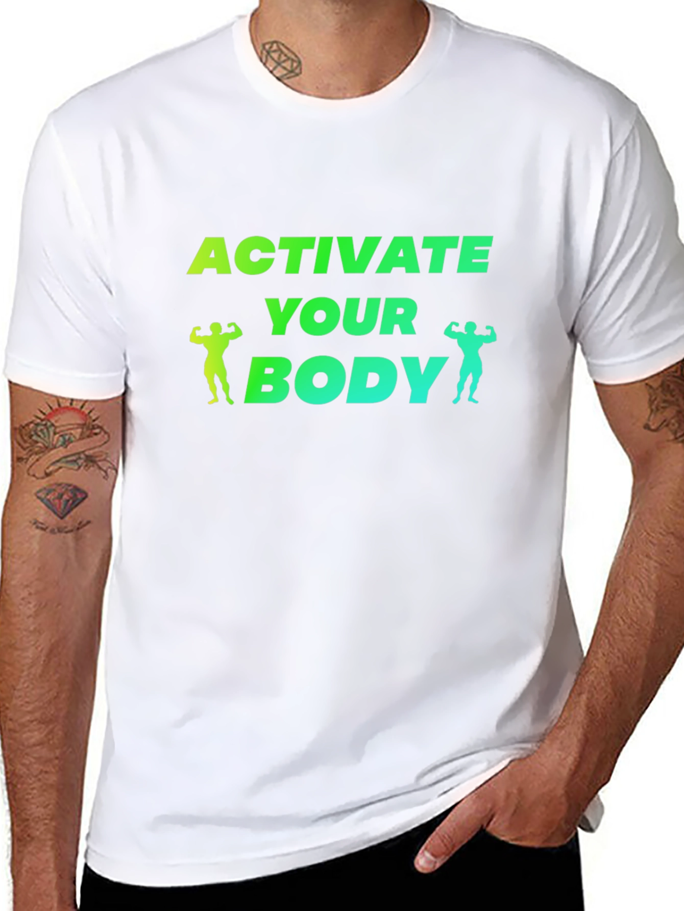 Activate Your Body Black T-Shirt