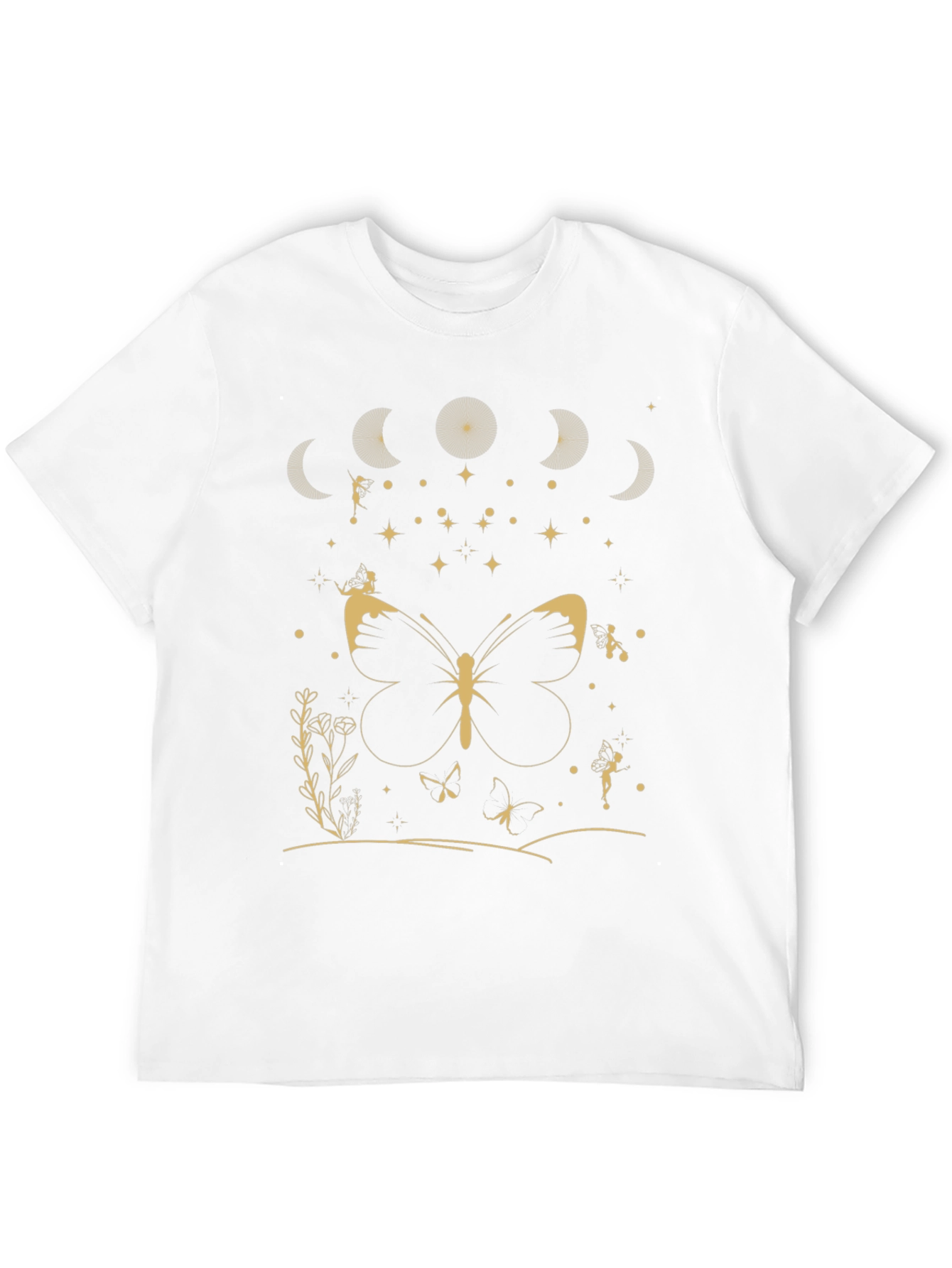 Butterfly Moon Phases Graphic Tee - Unisex