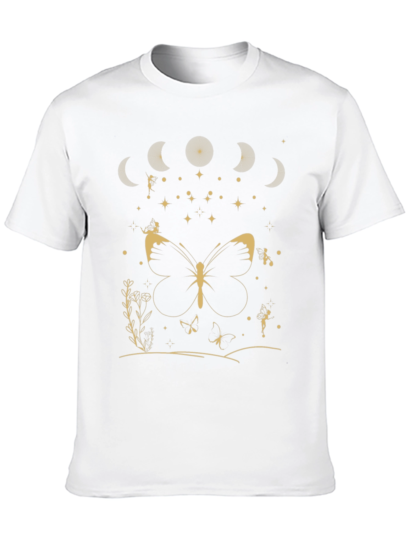 Butterfly Moon Phases Graphic Tee - Unisex