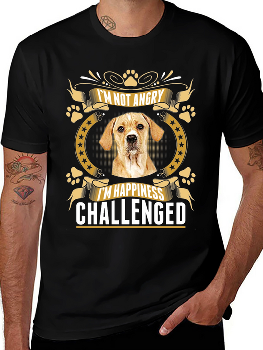 Dog Lover Funny T-Shirt - Happiness Challenged