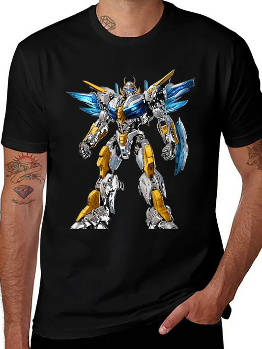 Robot Graphic Black T-Shirt