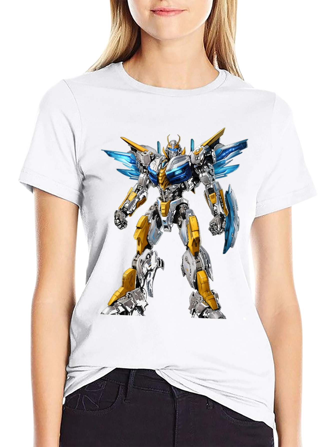 Robot Graphic Black T-Shirt