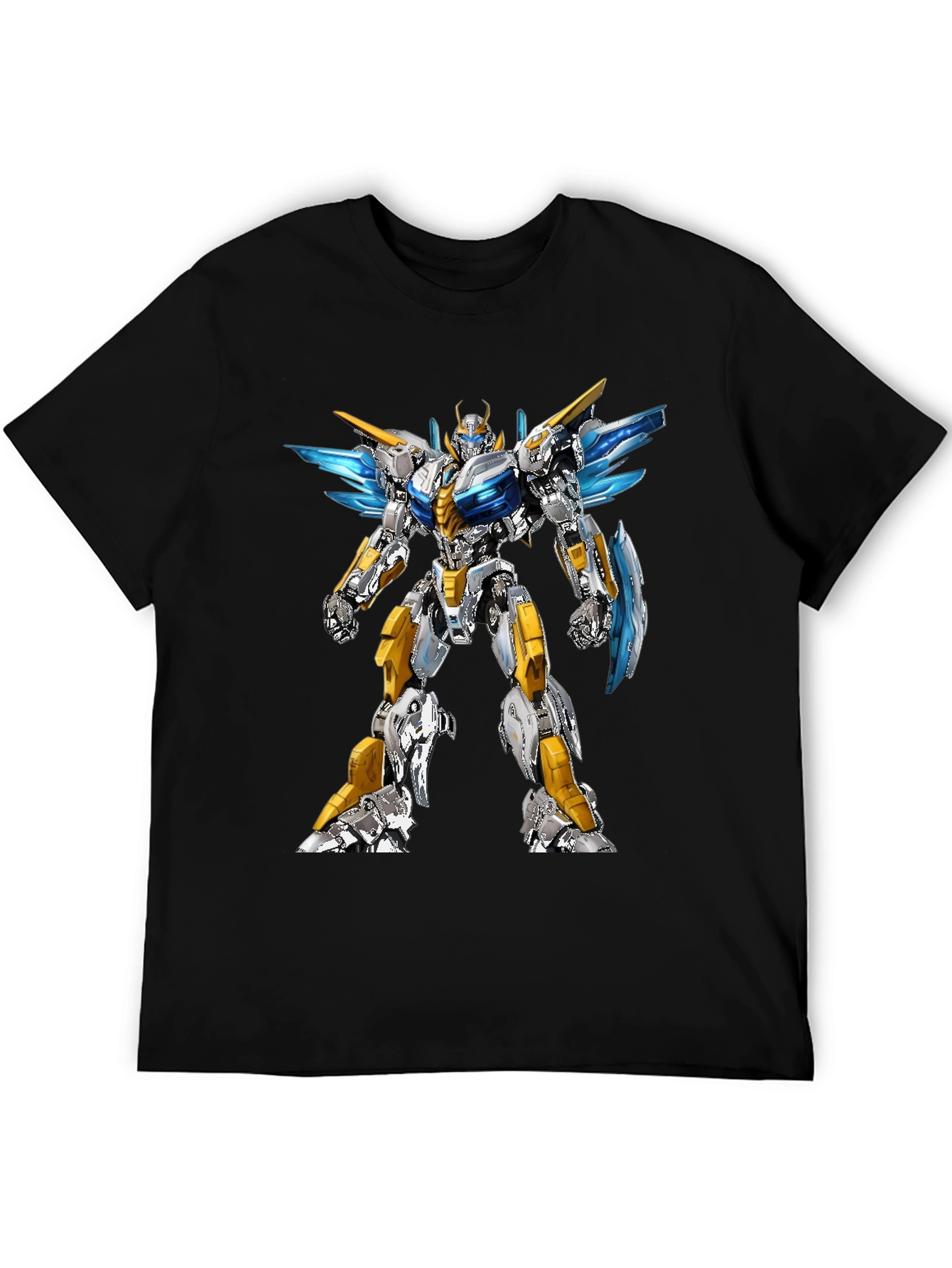 Robot Graphic Black T-Shirt