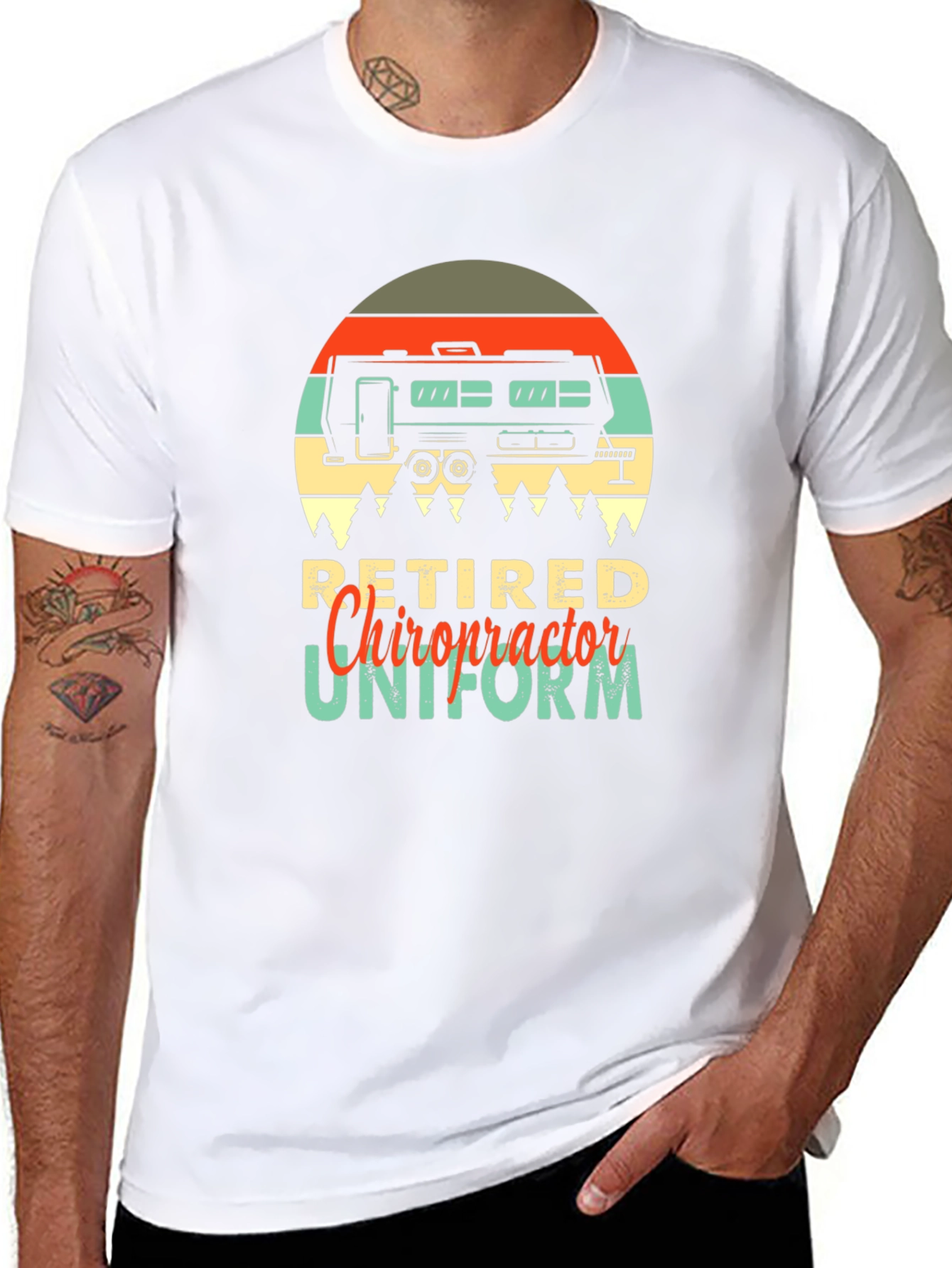 Retired Chiropractor Uniform T-Shirt