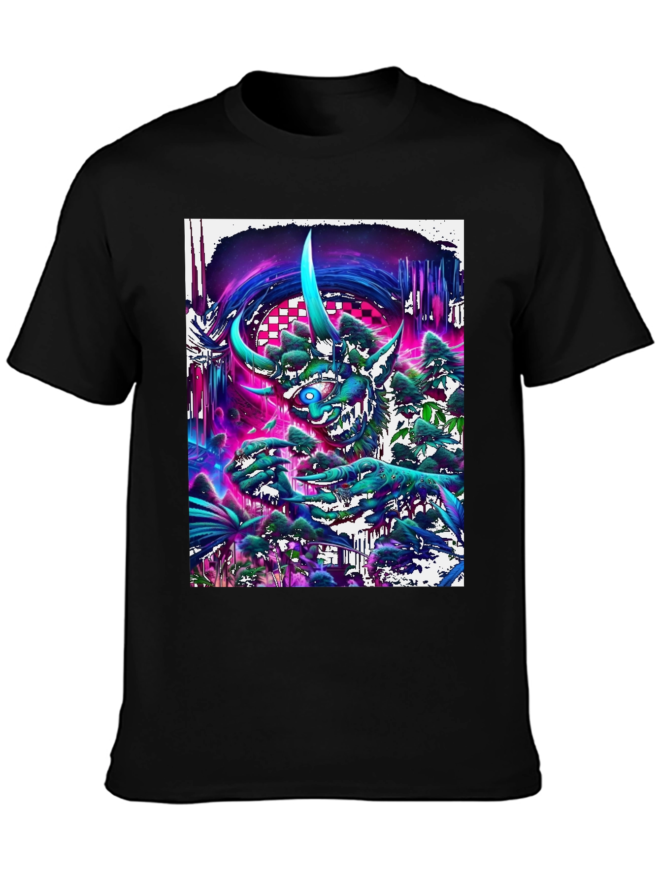 Psychedelic Forest Creature Graphic Tee