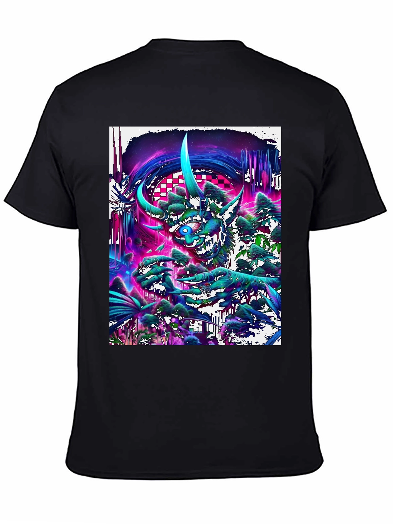 Psychedelic Forest Creature Graphic Tee