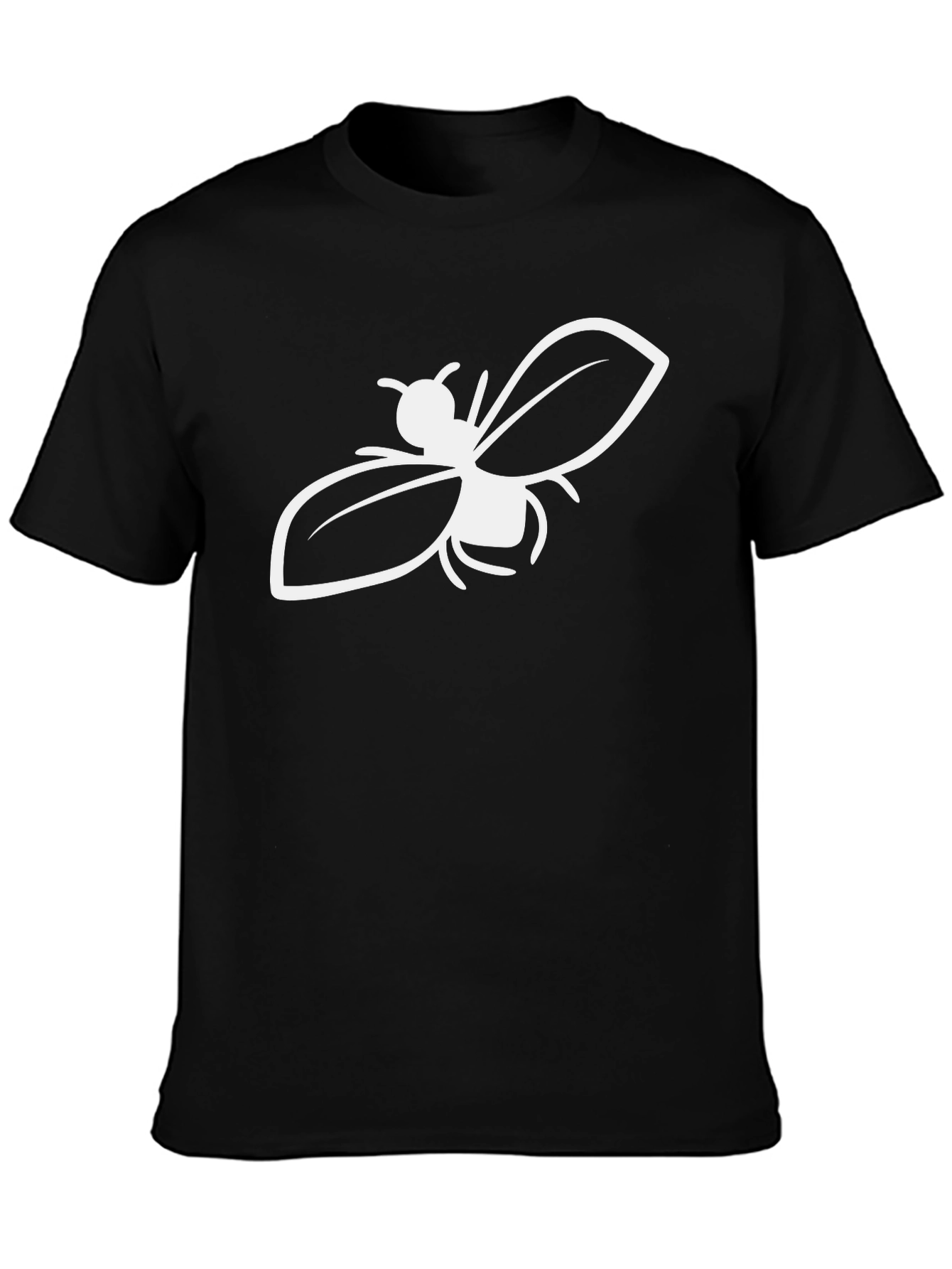 Bee Graphic Black T-Shirt - Stylish Insect Tee