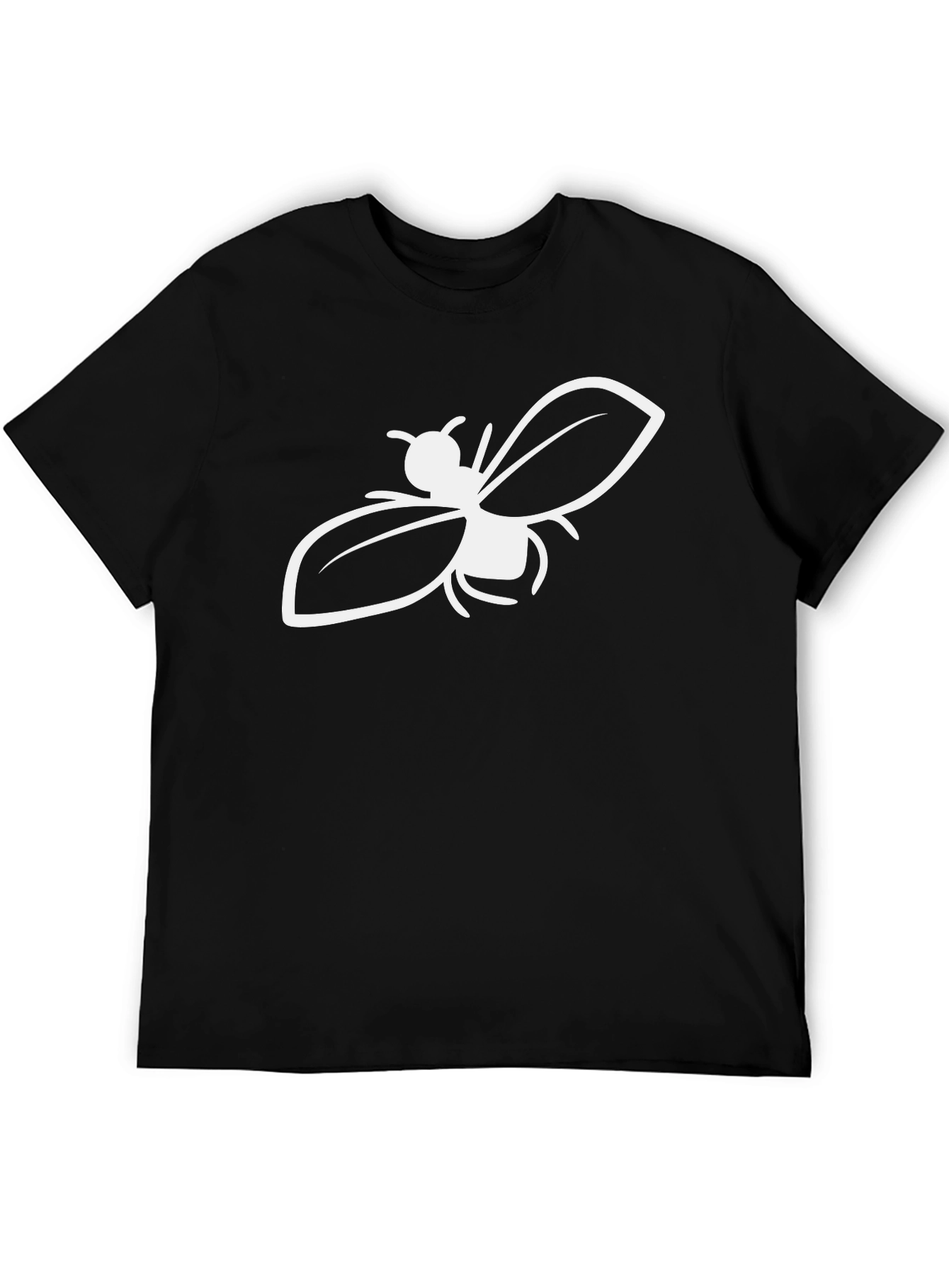 Bee Graphic Black T-Shirt - Stylish Insect Tee