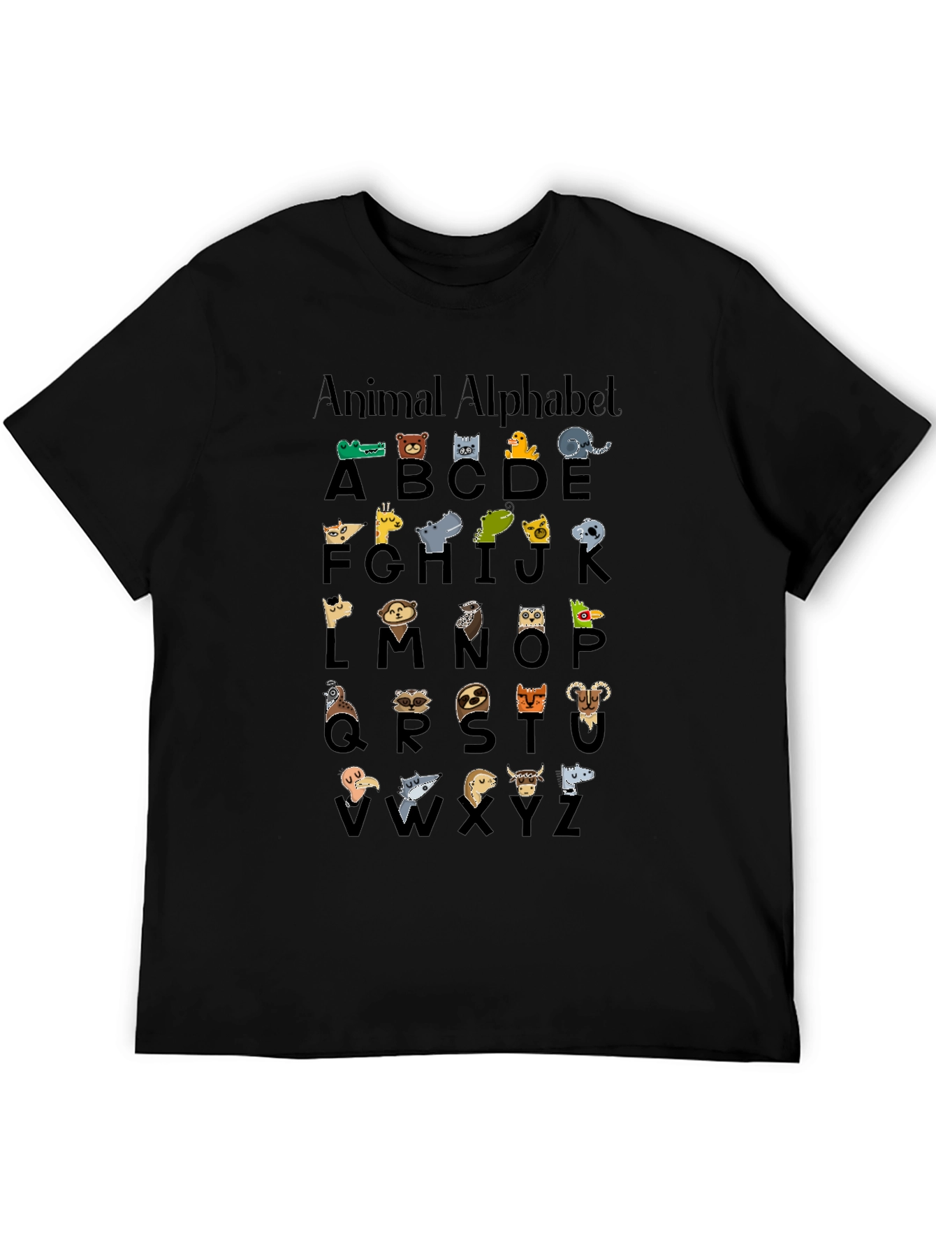 Animal Alphabet T-Shirt - Fun Educational Tee