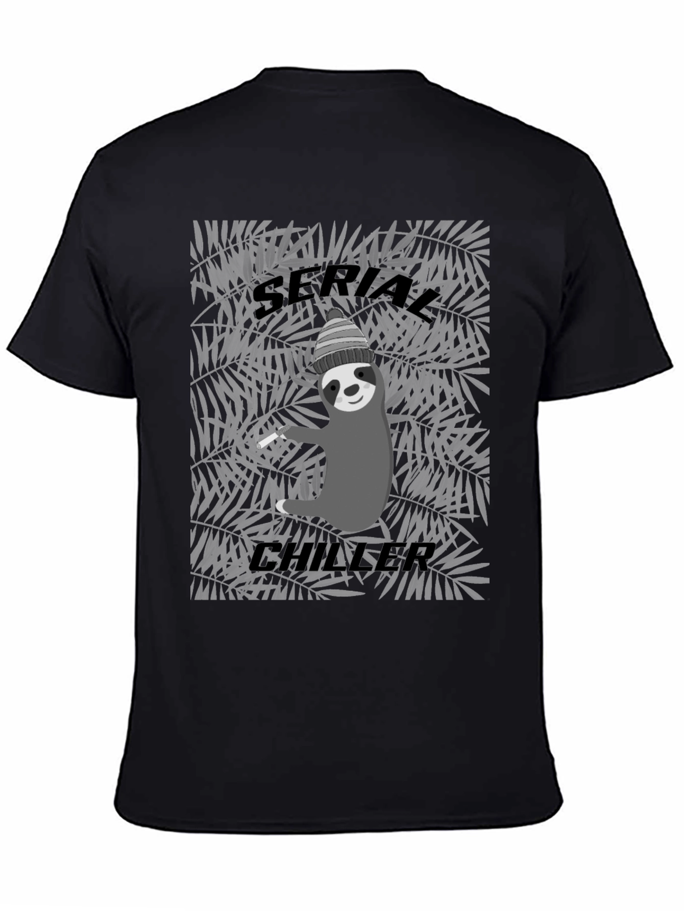 Serial Chiller Sloth Graphic Tee - Cool Relaxed Style