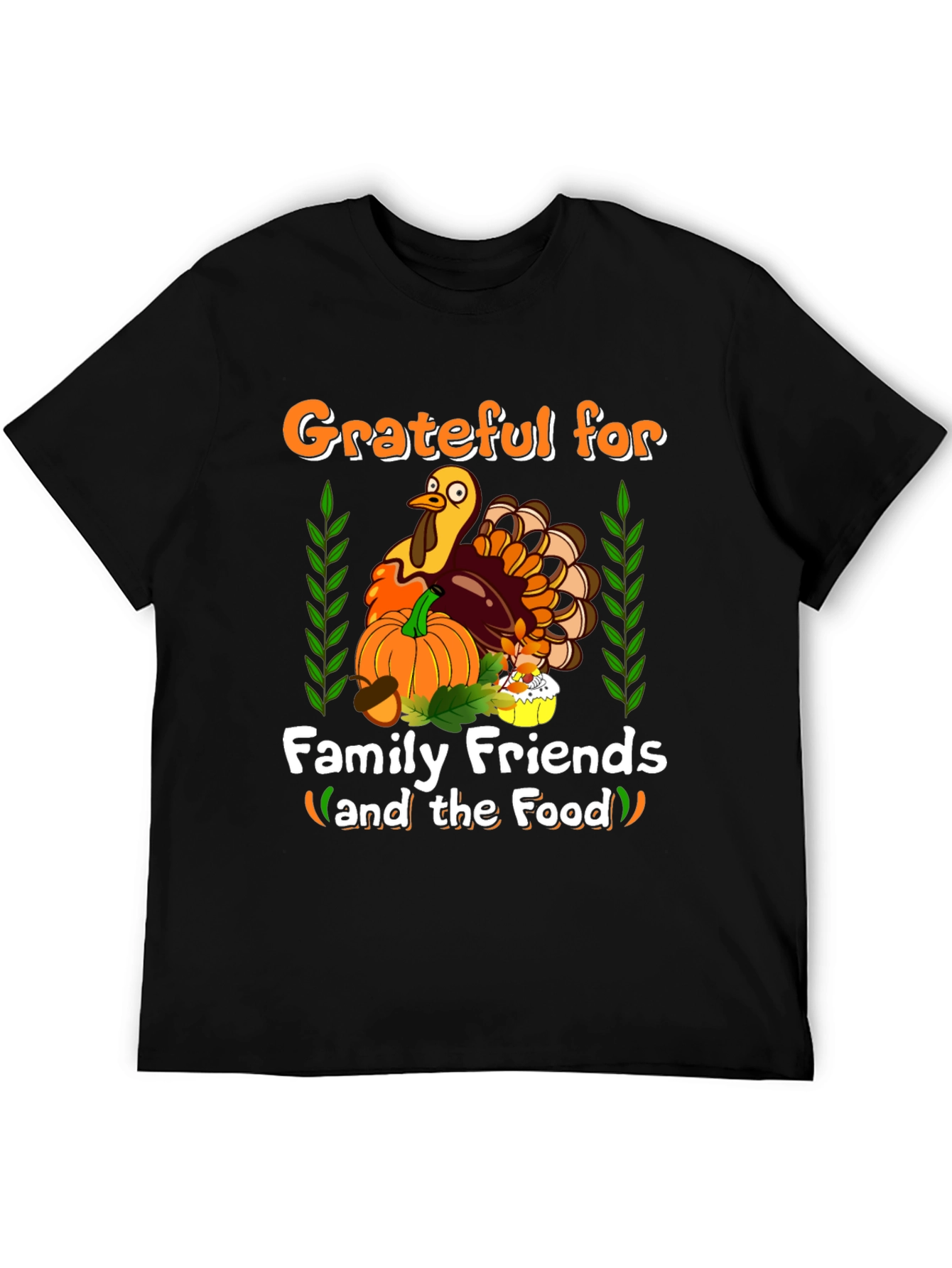 Grateful Thanksgiving Turkey T-Shirt