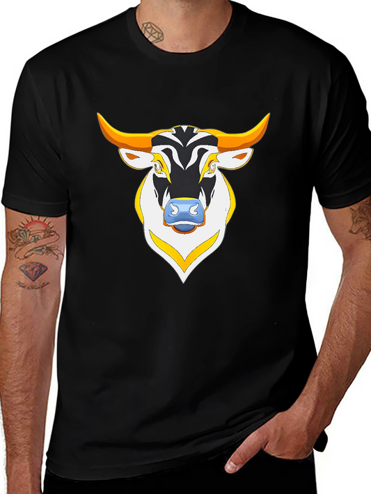 Bull Graphic Black T-Shirt