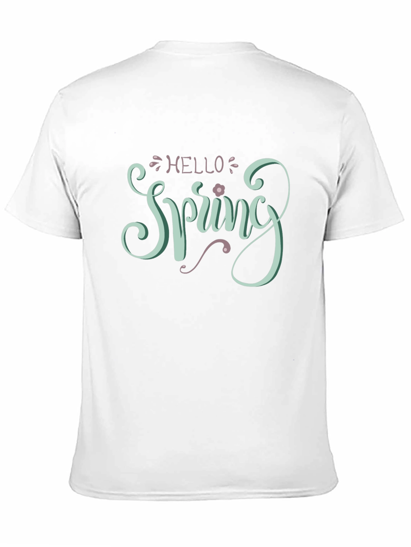 Hello Spring Graphic Tee - Black